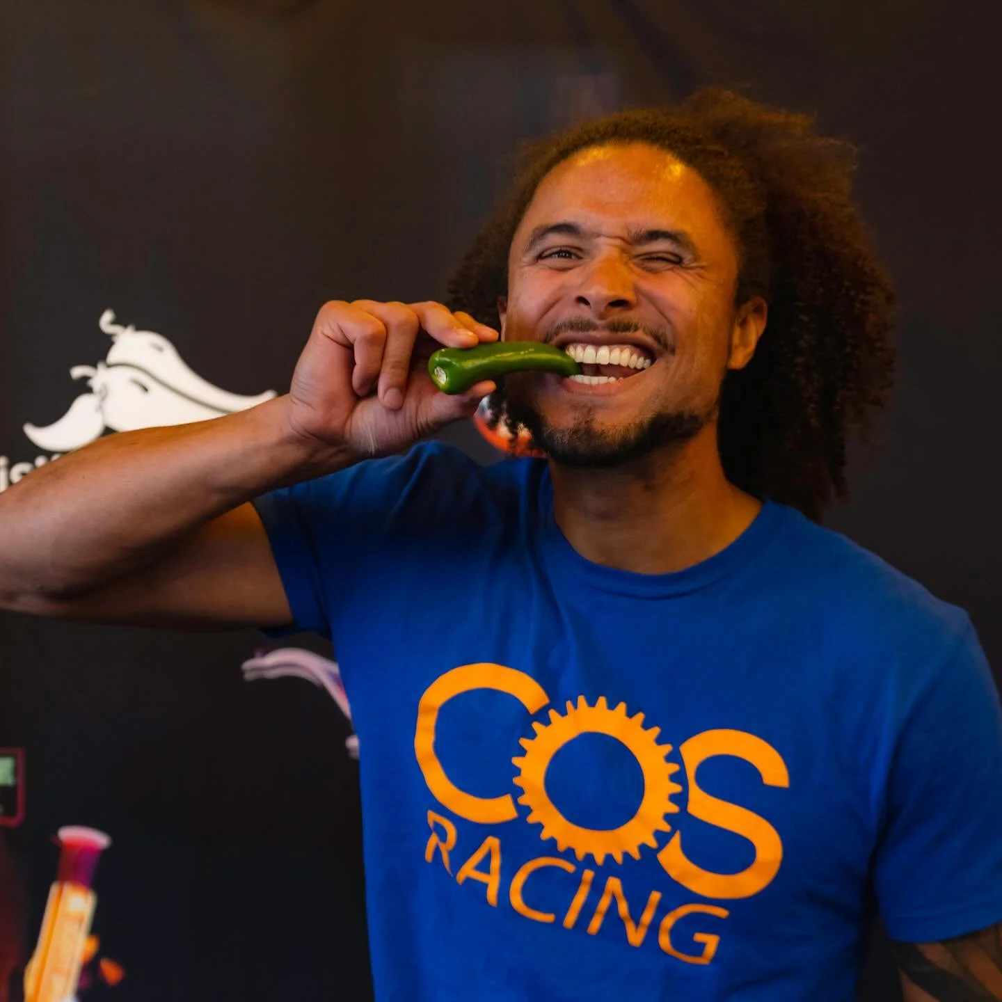 Take a chomp 🌶️ 2-4pm THIS FRIDAY at the @grassrootsgravel festival. Check out the expo, try some local flavor with @visitpueblo and stay for the concert featuring @losmocochetes and @thesavageblush that evening. Downtown Pueblo across from @bruesal