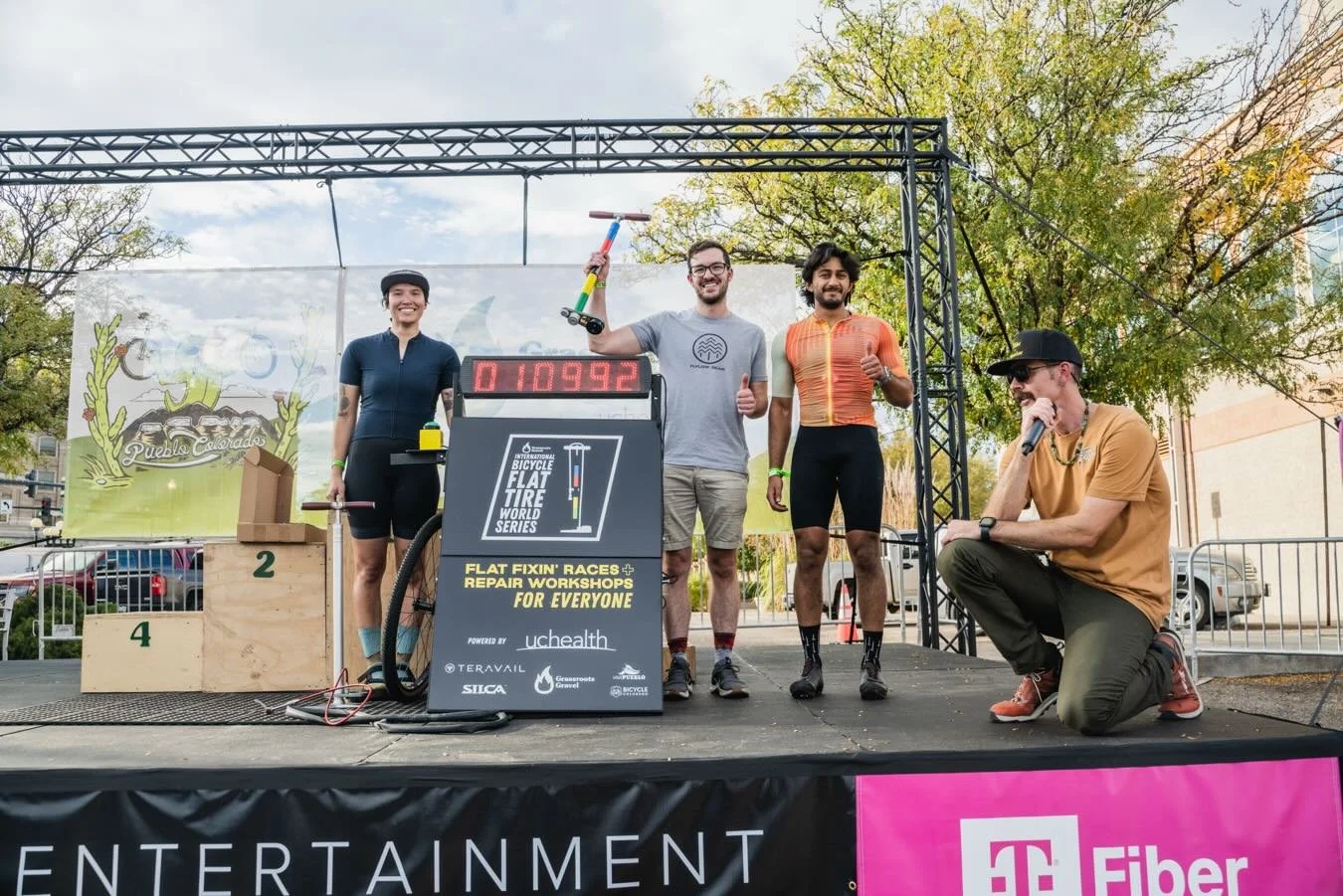 We created the @flattireworldseries in 2024 to hype folks up and share repair skills. When we&rsquo;re out in the world spreading the word about @grassrootsgravel  you&rsquo;re gonna to see us sharing skills with whoever wants to hang. Why? Because e