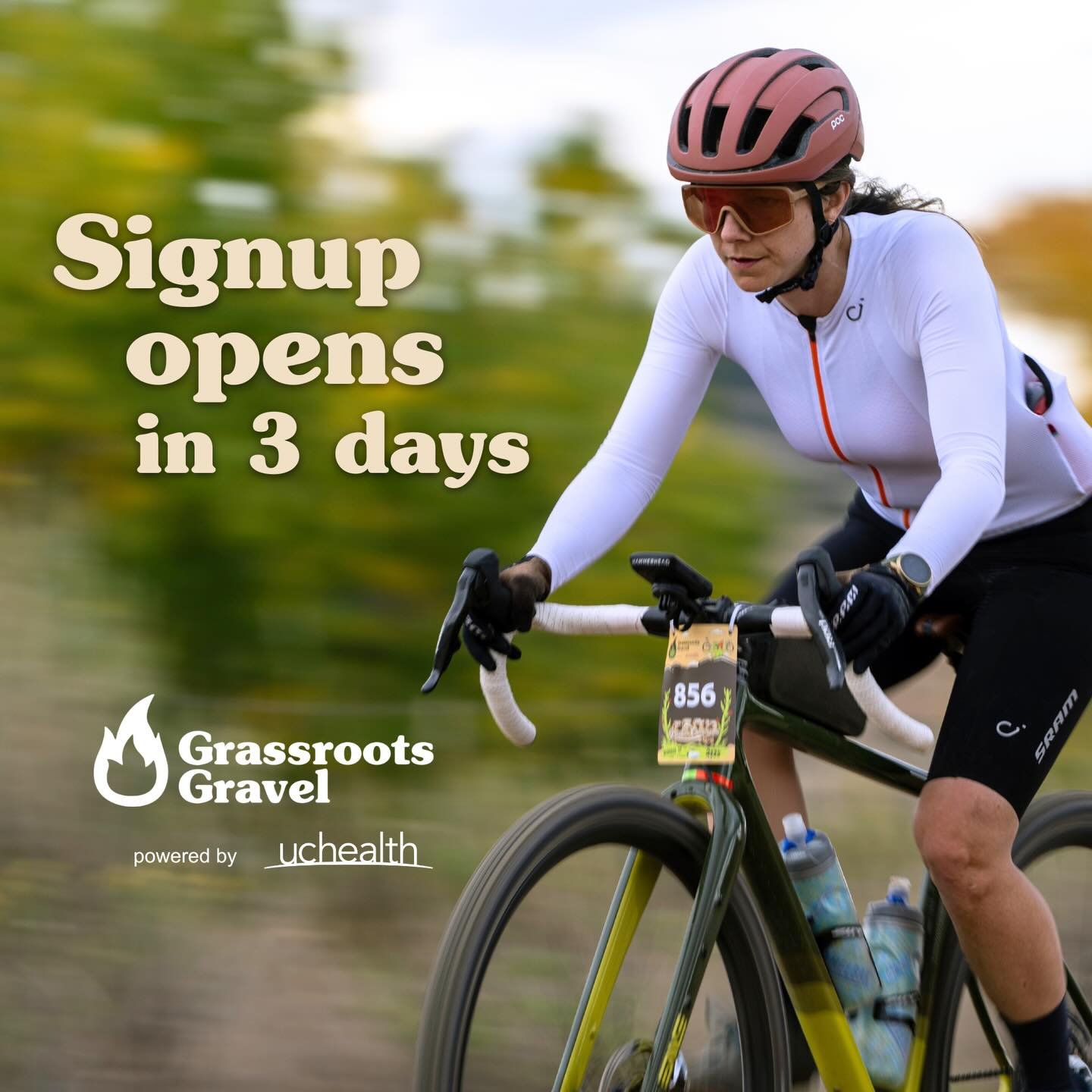 3 days until registration ⏱️🌶️ Grassroots Gravel is family-owned, community-driven and committed to creating a top-tier experience that welcomes everyone person and every pace. This is a race for everyone.

The event has filled up every year. So gra