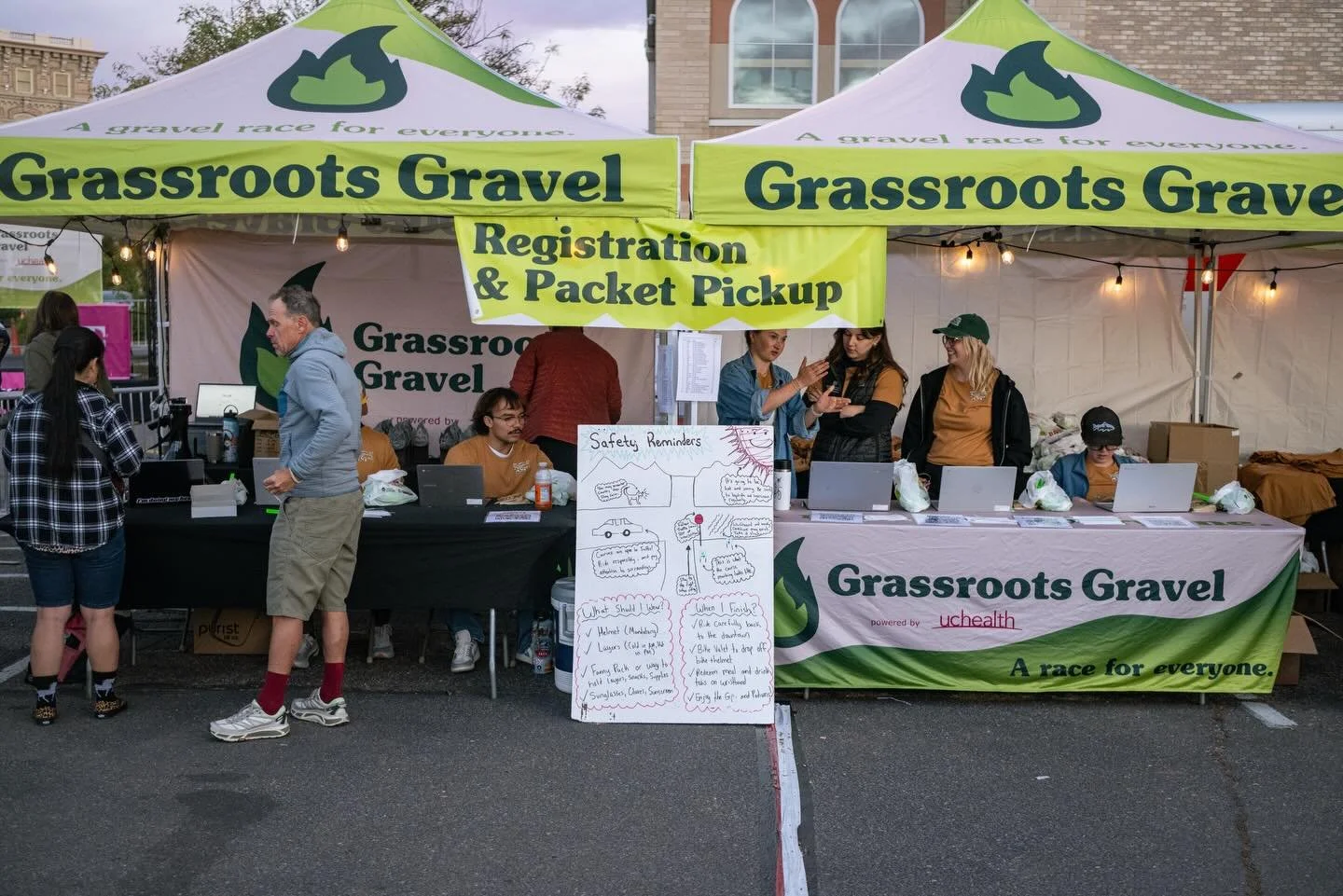 Each October we host packet pickup in the heart of downtown Pueblo. It&rsquo;s the kickoff of the two-day @grassrootsgravel festival and concert, and staffed by the friendliest folks ever. 💚 

Registration is open now! Prices go up in September so g