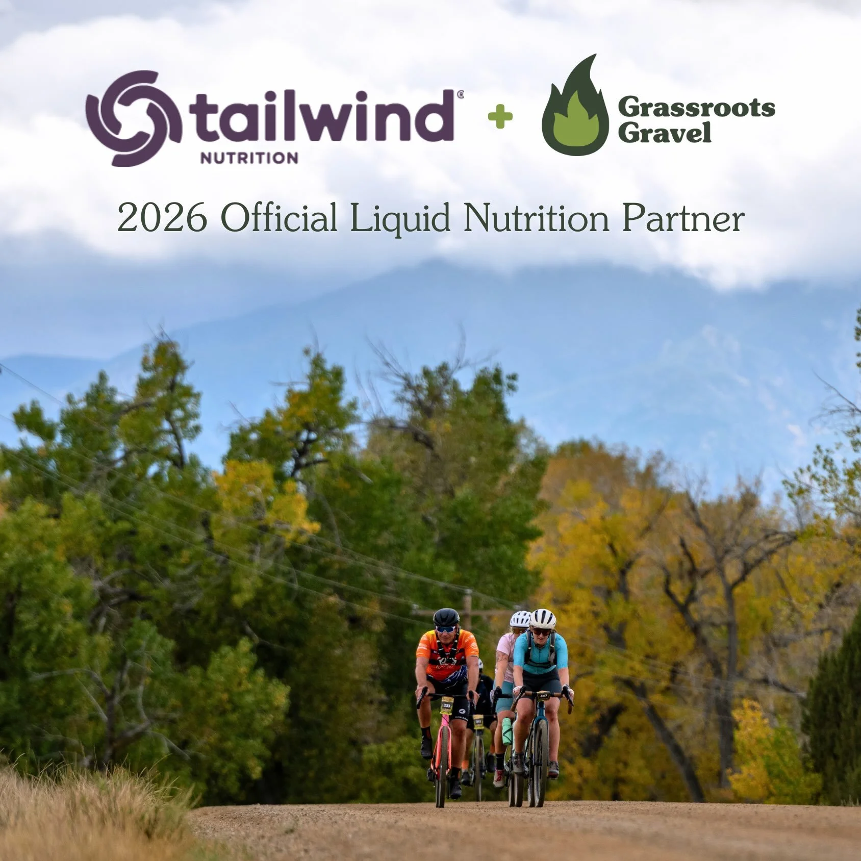 @tailwindnutrition is joining the @grassrootsgravel party. 💚 

Fuel up with @tailwindnutrition at every aid station on all courses this October 10th in Pueblo, CO. Registration is open now at the link in our bio 👀
