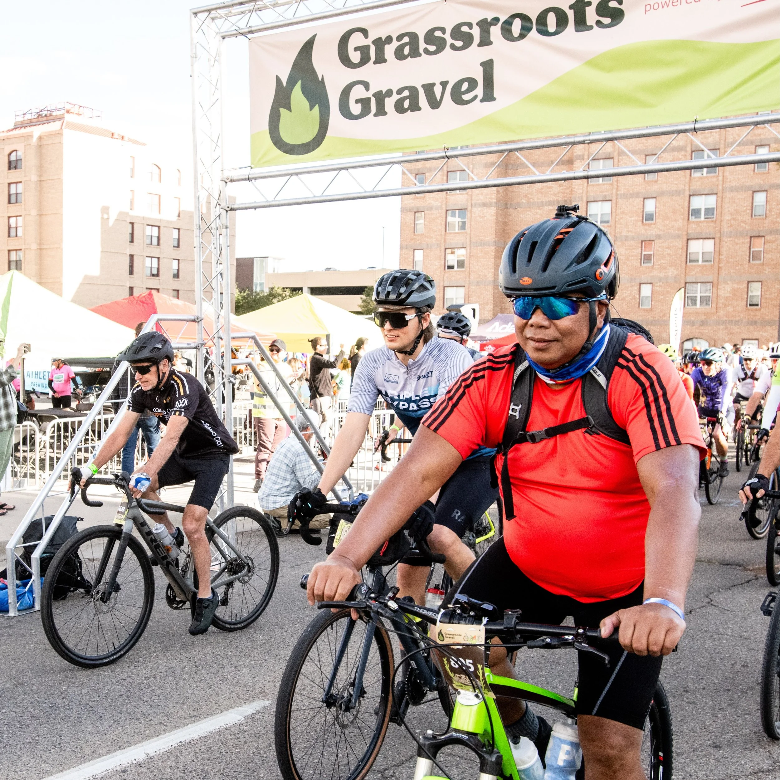 Every rider comes with a story. We make a space where they can ride it their way and feel welcome. Every rider is celebrated at the finish line. Every course distance is fully supported by friendly folks and timed by the same experts who time the big
