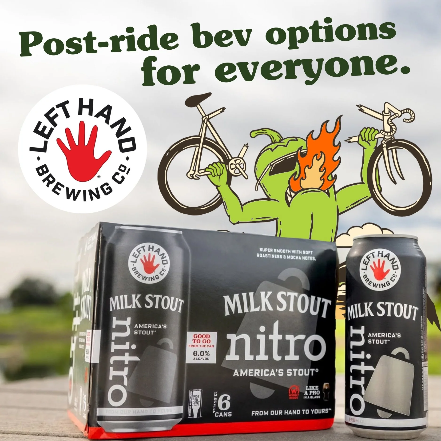 Shout out to @lefthandbrewing for stepping up ad this year&rsquo;s beer partner! @athleticbrewing is showing up with delicious NA brews, too. There&rsquo;s gonna be something for everyone. All racers get a drink ticket and all beer sales directly sup