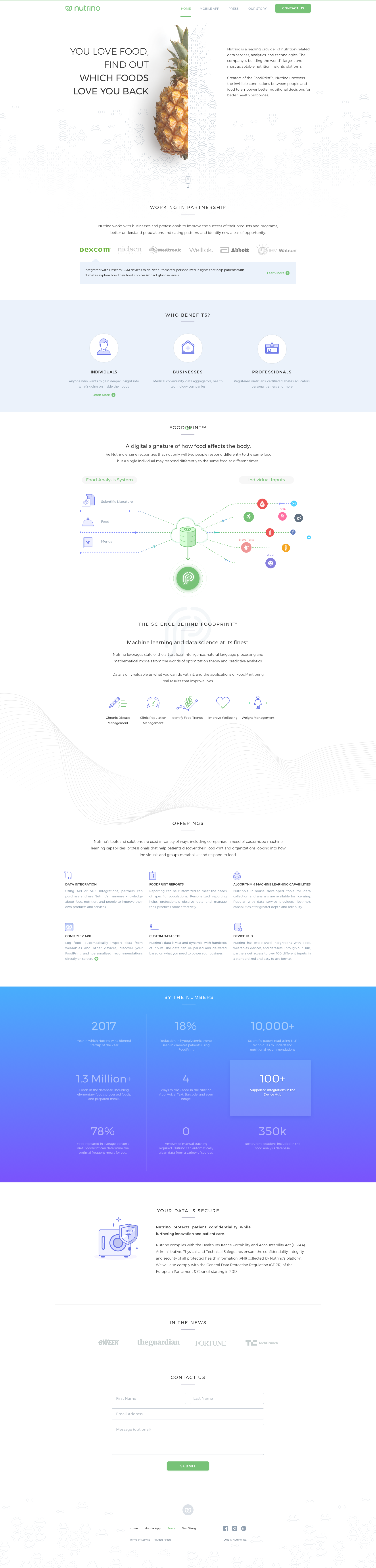 Nutrino // Medtronic — Designed by SUKI