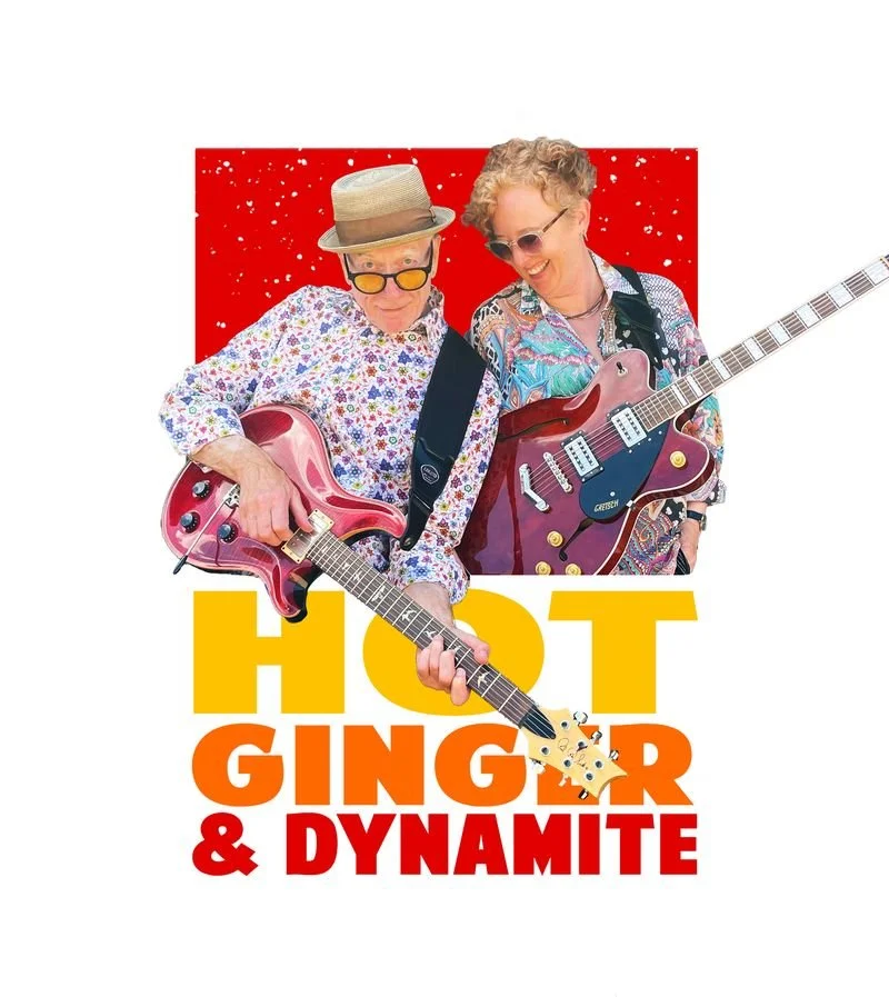 Duo Hot Ginger and Dynamite with guitairs