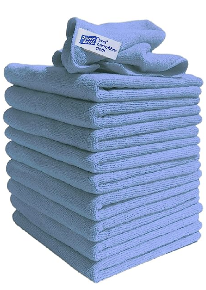 Lint Free Microfibre Exel Super Magic Cleaning Cloths