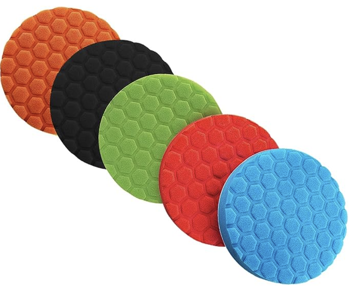 125mm Polishing Pads, 5 inch Hex Logic