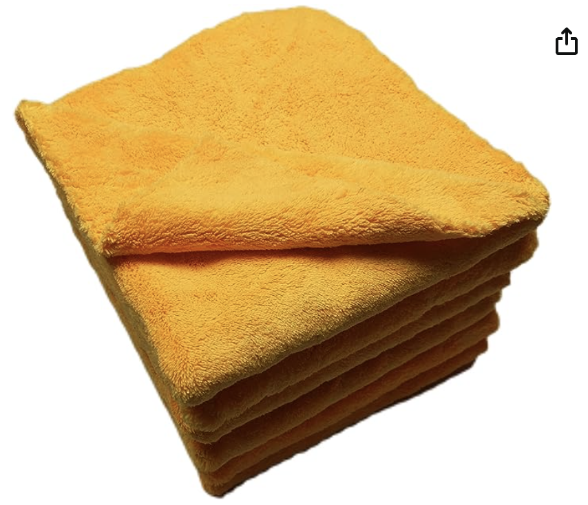 SOFTBATFY Plush Edgeless Microfiber Towels 