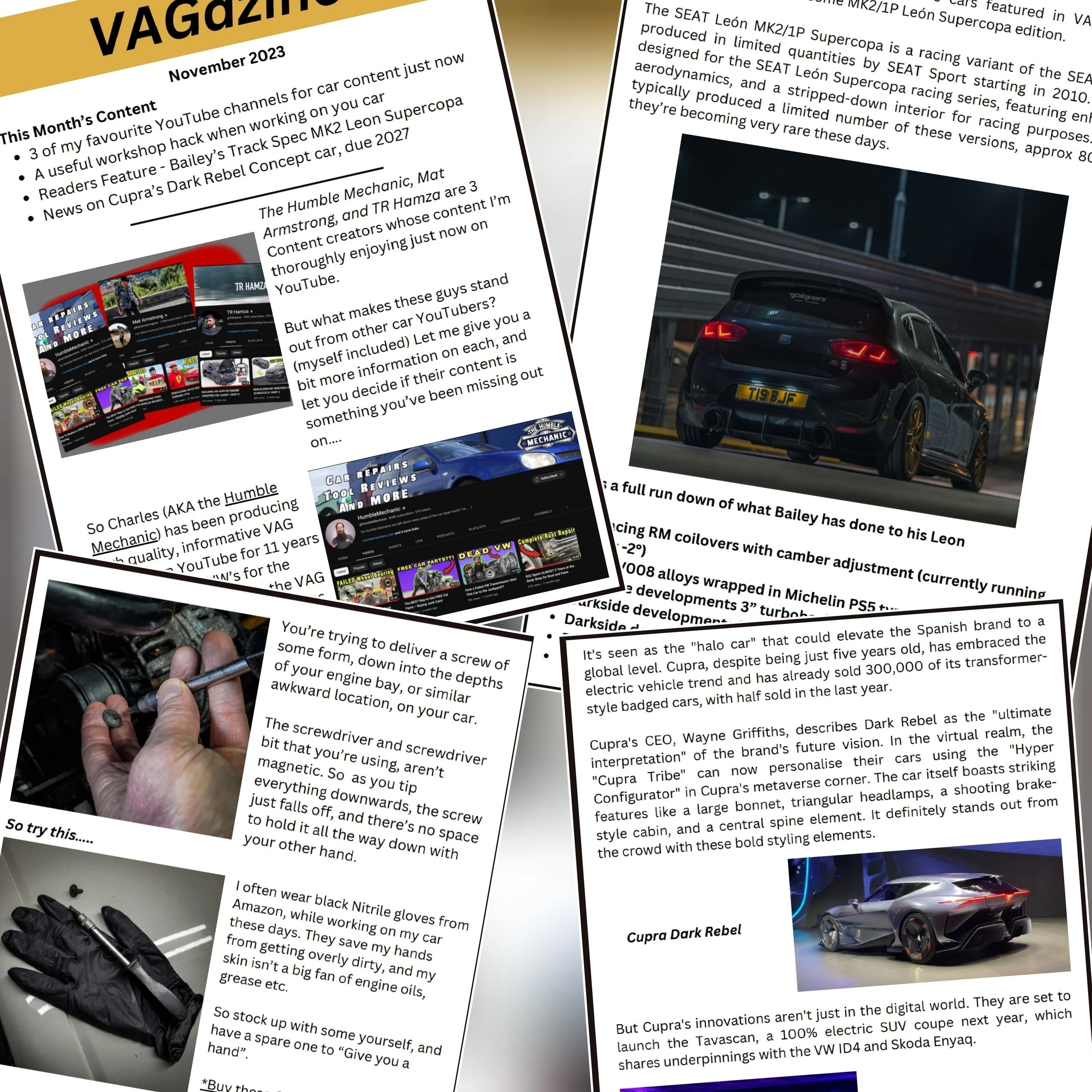 Images from the November Newsletter