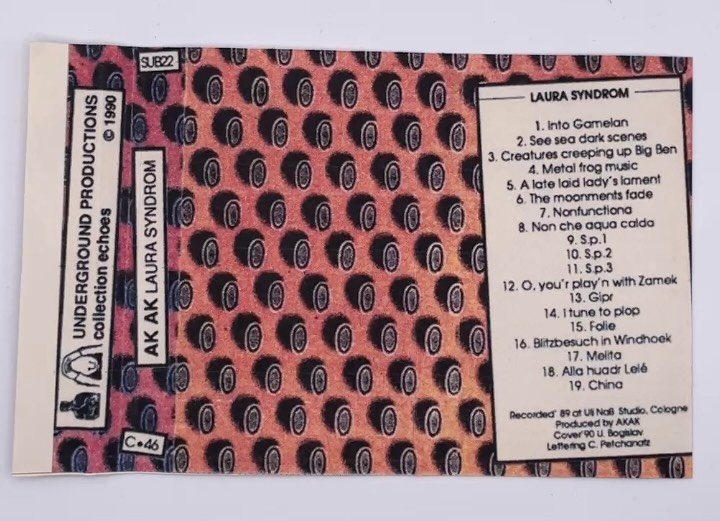 Available Now, Link in Bio. Double Album Featured on 90min Cassette Side A) Ak Ak &ndash; Laura Syndrom Side B) Another View- From The Silent Days