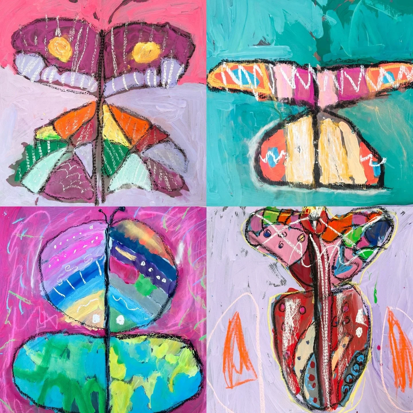 Butterflies!!🦋 

#oaklandkids #artclass #cornerhousestudio #processart #kidsartstudio #artcamp