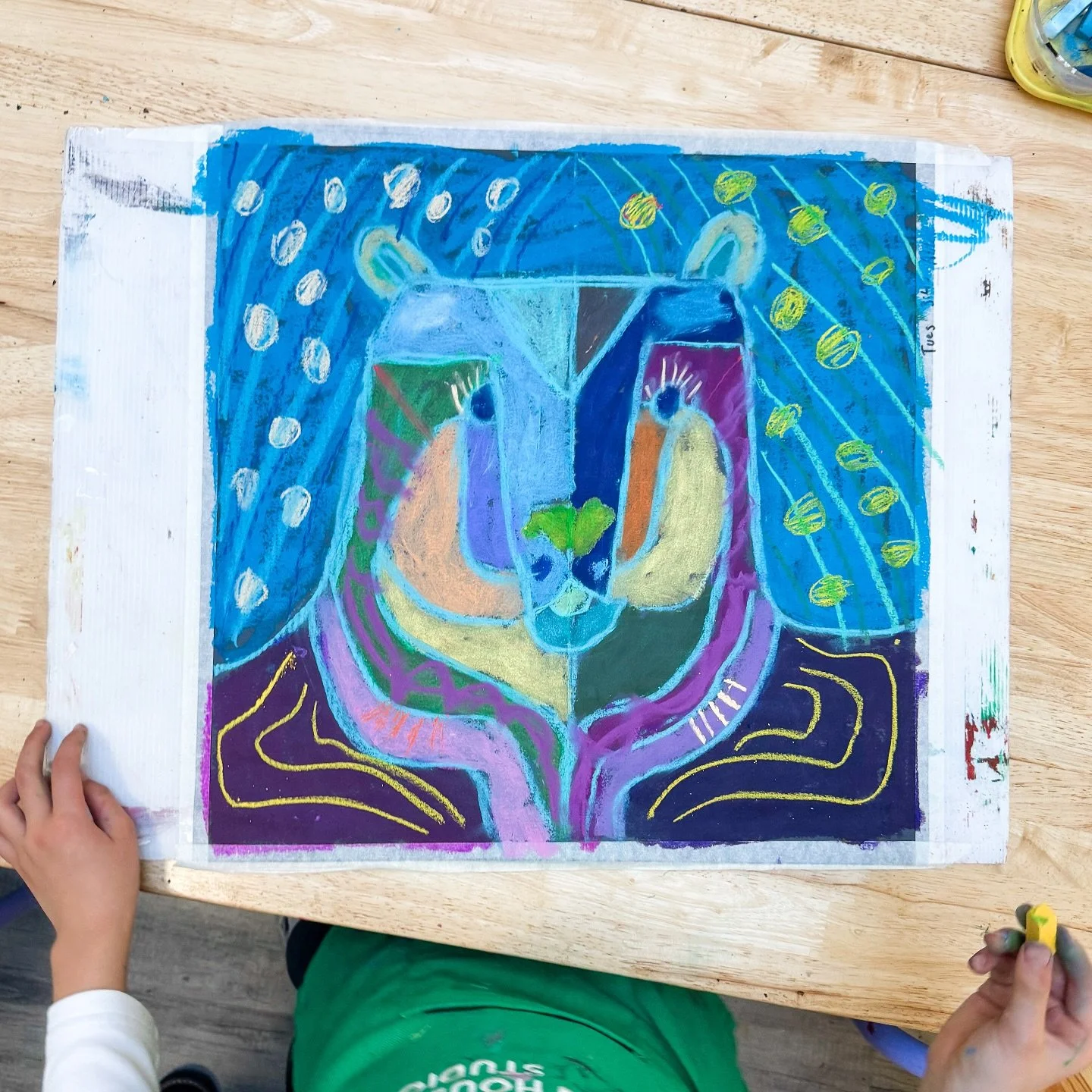 🐻😍😍😍

#kidsart #oaklandkids #painting #bears #art #artteachers