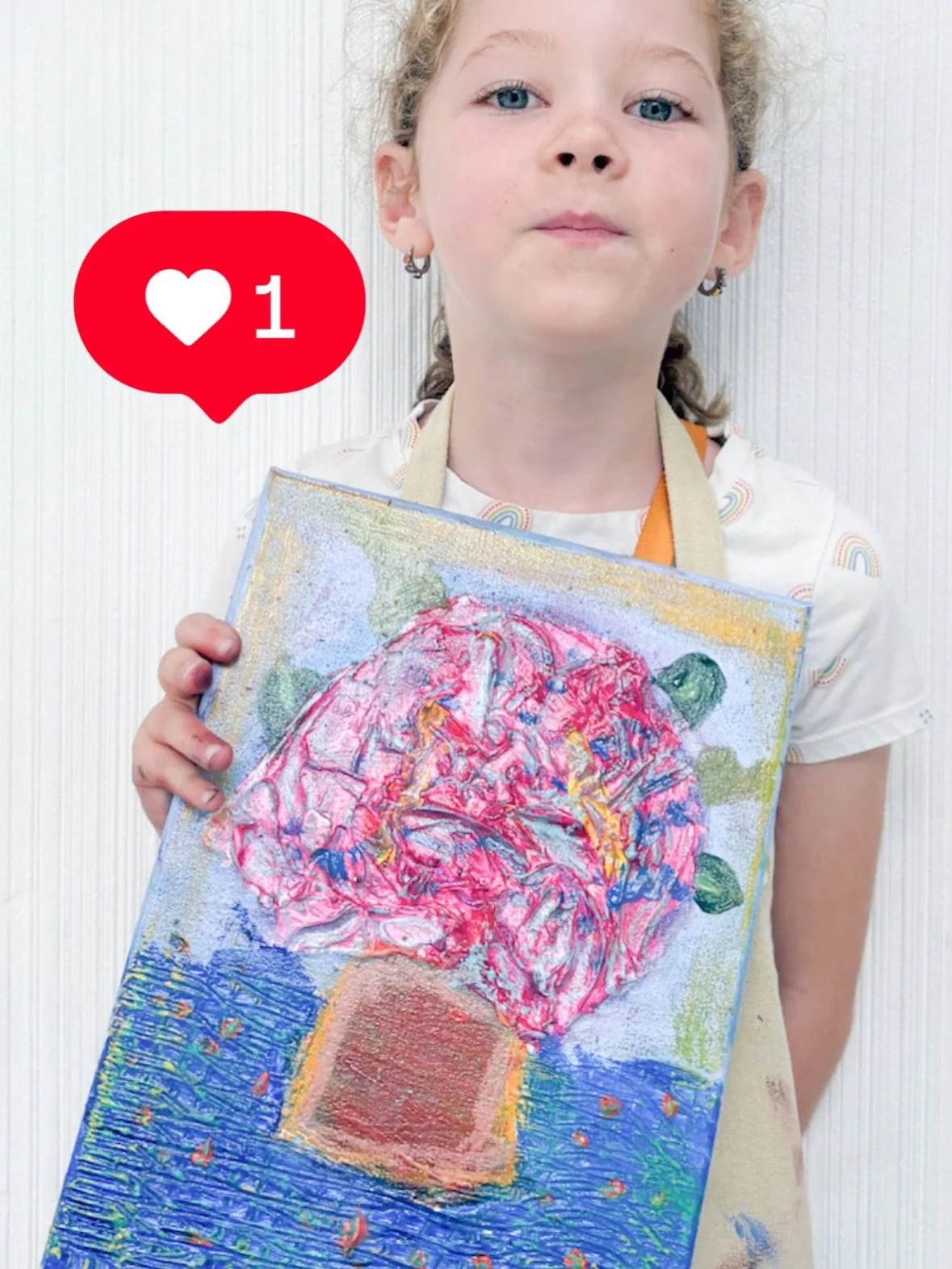 Obsessed. 😍 
#kidsart #artclass #oaklandkids #makeart #artcamp #paintkngwithkids