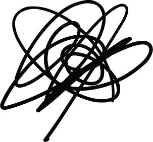 Abstract black scribbles on a black background.