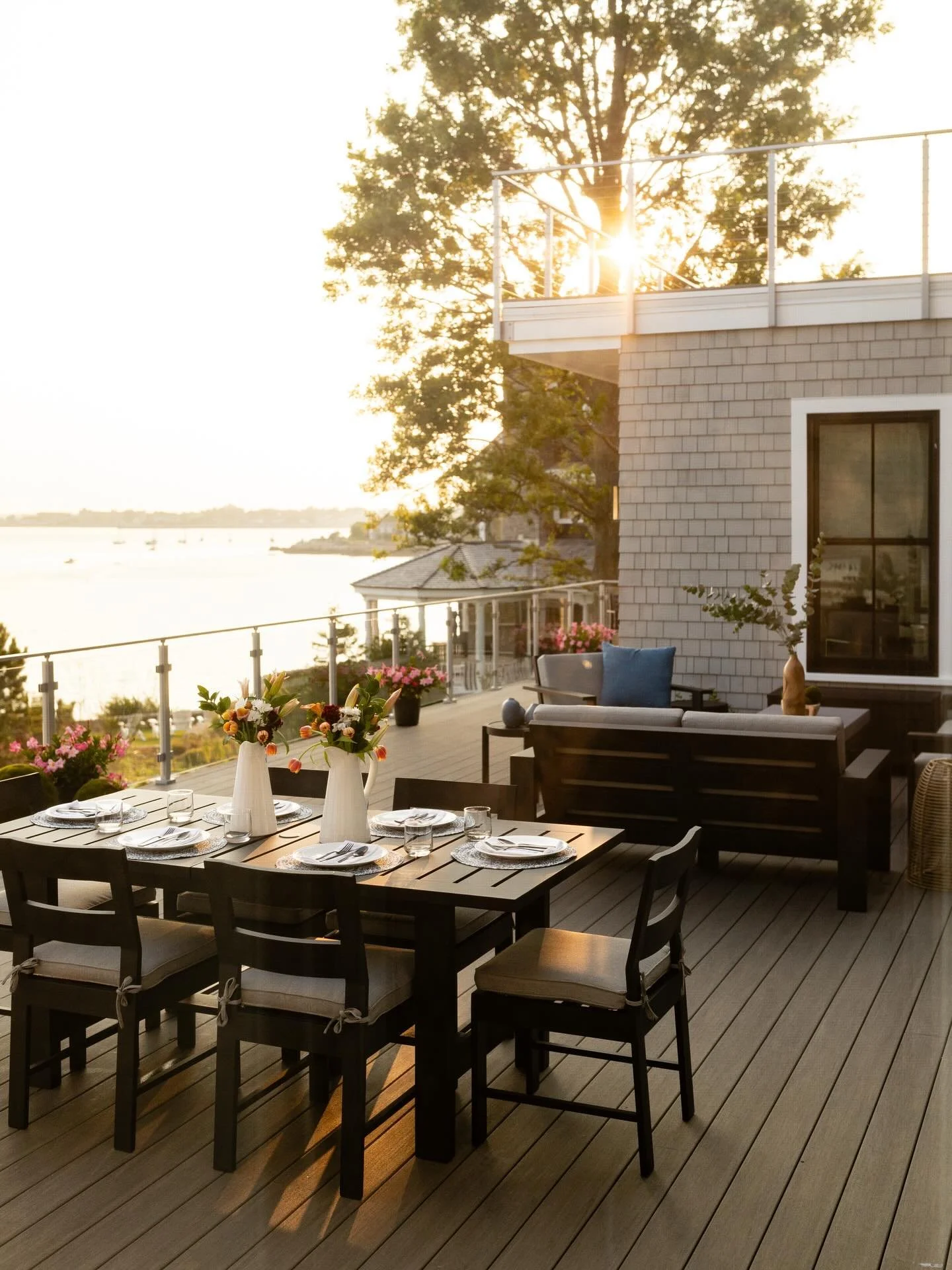 🌅 Such a nice spot to enjoy a sunset! Shot for @agcointeriordesign @tuckerarchitecture @ssconstructioncorp