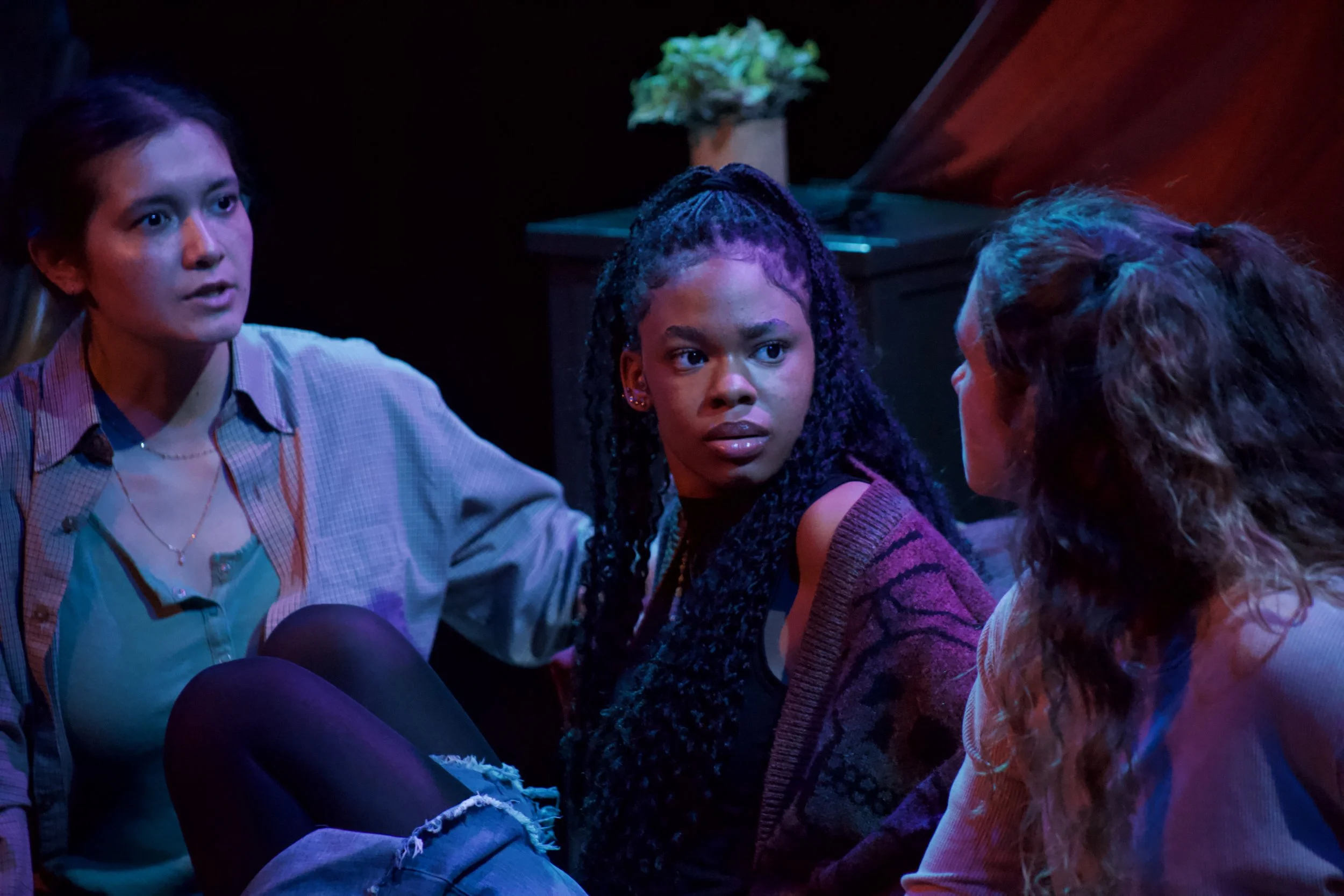 Pillow Fortress Production Still, Peregrine Theatre; Models: Summer Schaap, Sia Li Wright, Camille Pivetta