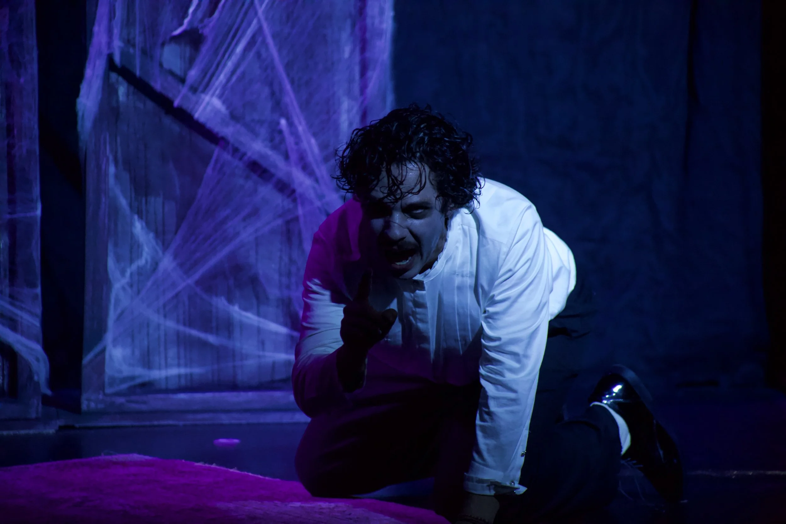 A Midnight Dreary Production Still, We Happy Few; Model: Victor Salinas