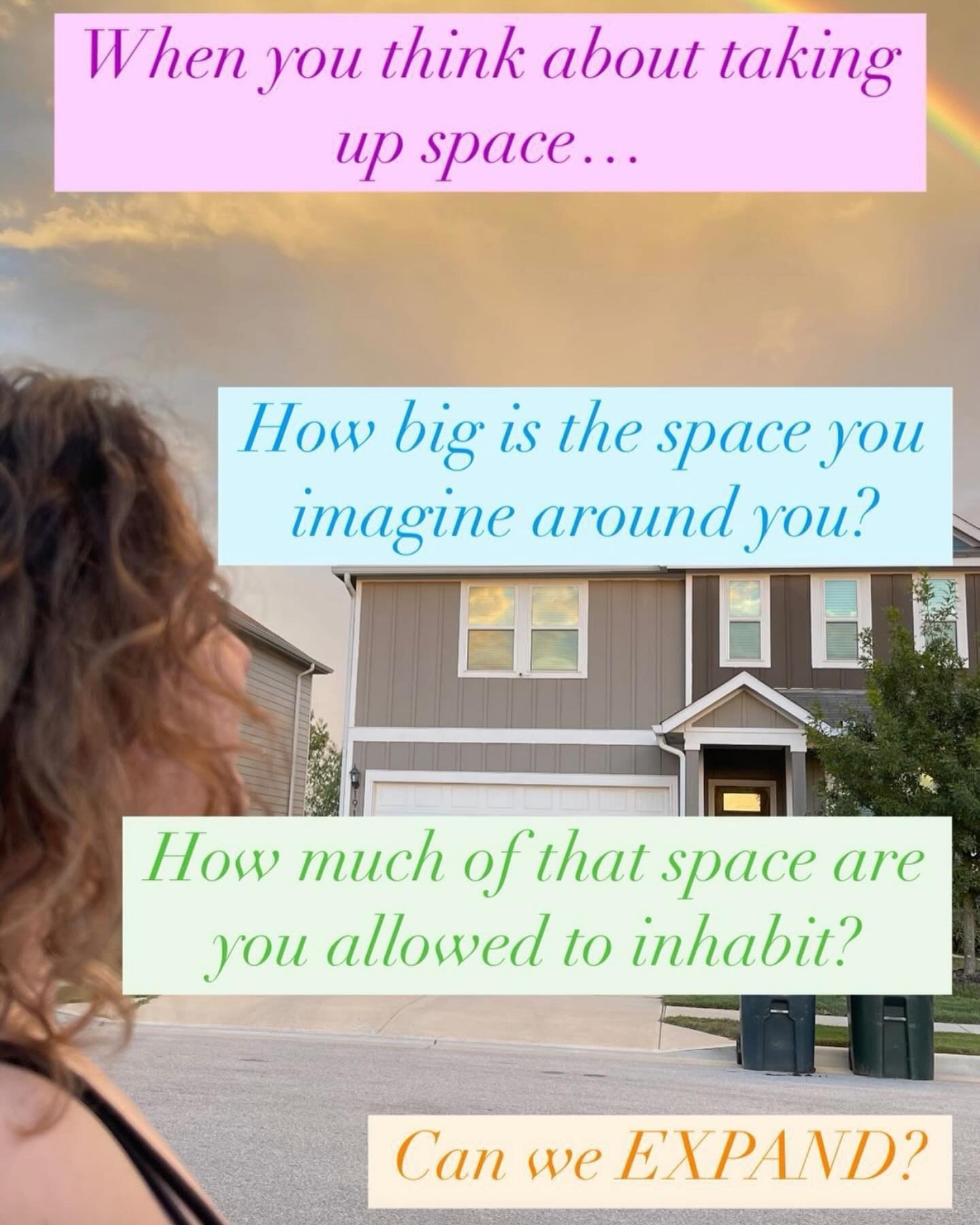 Can we EXPAND? ✨🤩

This month in my Take Up Space group we started working on collage self-portraits. If you&rsquo;re looking for a supportive space to explore your creativity and EXPANSION, check out my monthly group - drop ins welcome link in the 