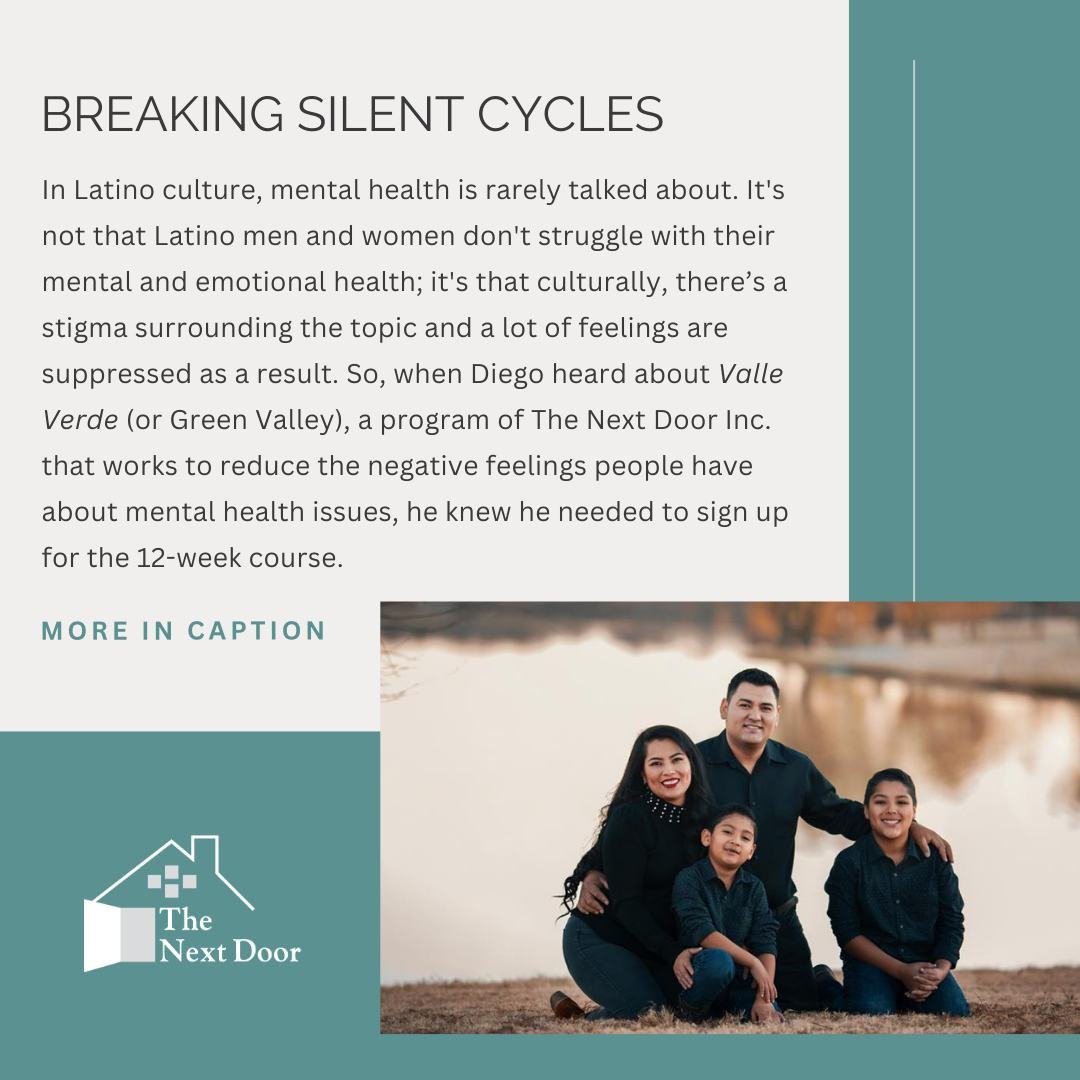One evening, a Valle Verde Community Health Worker (CHW) was presenting to the class about domestic violence. As Diego learned about the different types of domestic violence that exist, an unsettling feeling came over him. The topic weighed so heavil