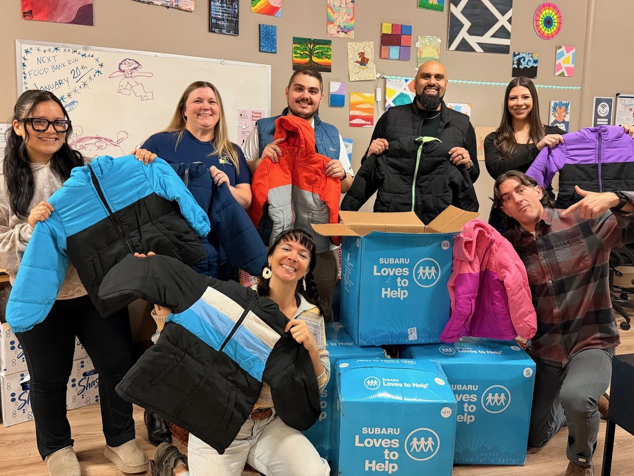 A heartfelt thanks to our friends at Tonkin Subaru for supporting youth in our programs through Subaru Loves to Help and Operation Warm! 💙

Because of this partnership, 132 local kids now have brand new winter coats, bringing warmth, comfort, dignit