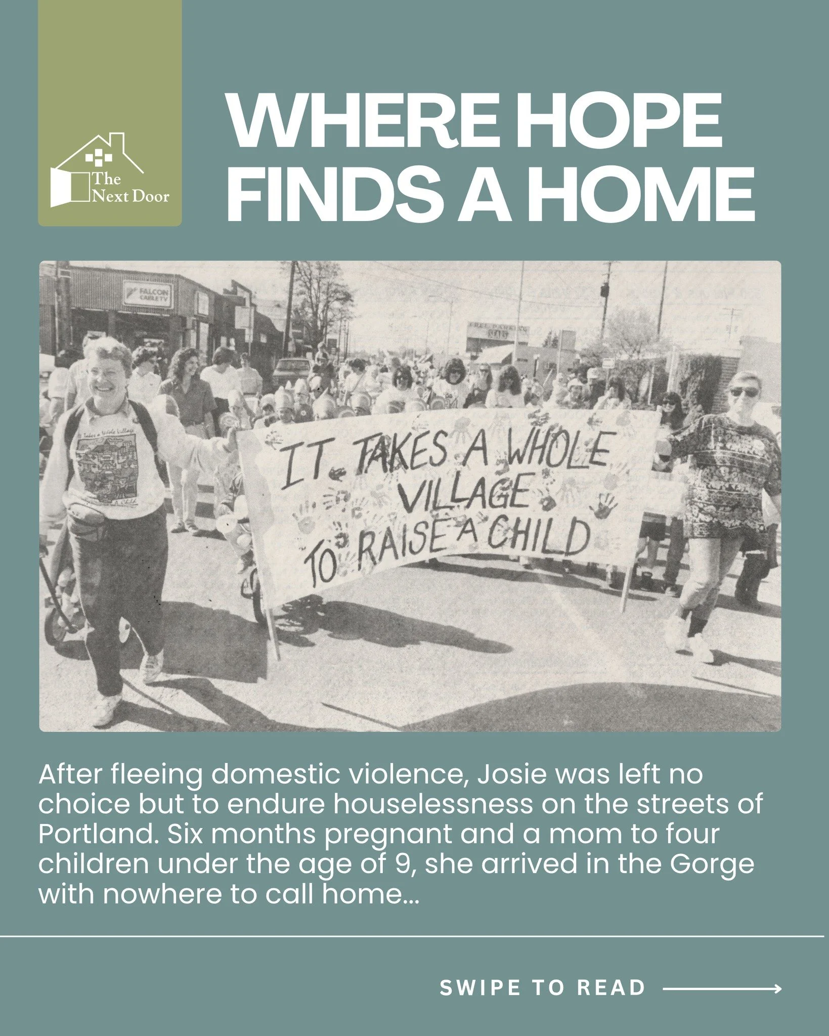 Stories like Josie&rsquo;s are why this work matters. Since 1989, The Next Door has been walking alongside families, offering stability, connection, and hope when it&rsquo;s needed most.

Now through June 30th, your gift will be matched up to $25,000