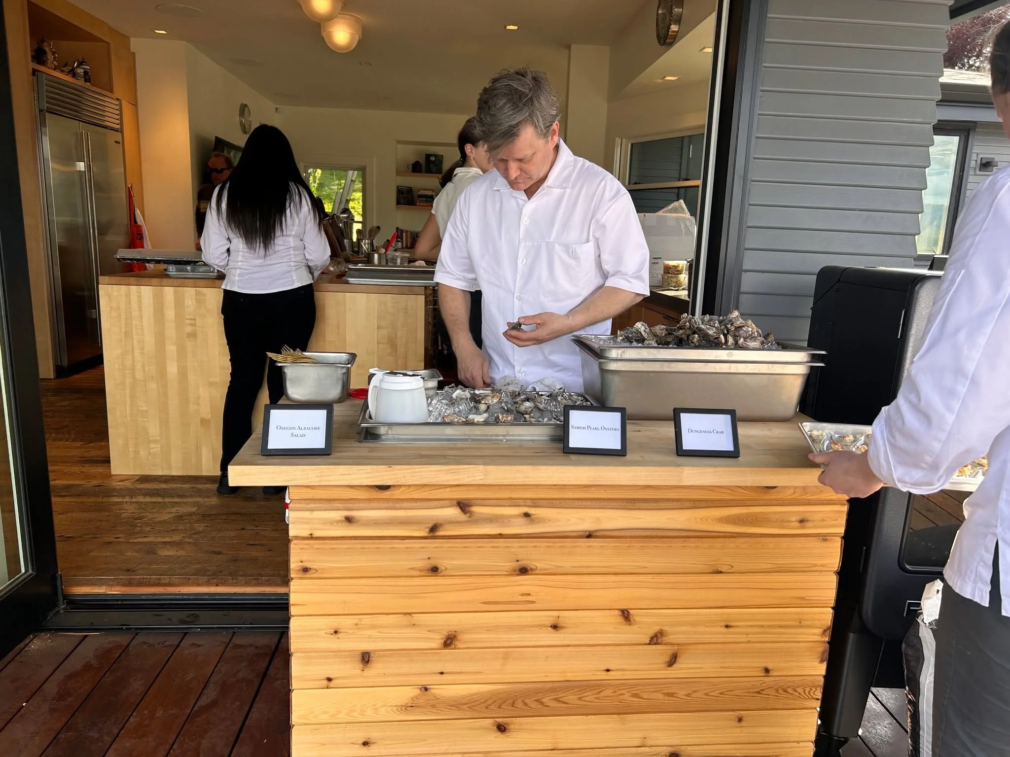 We want to take a moment to extend a heartfelt thank you to Lars for hosting yet another Happy Hour event on our behalf and for opening his home so folks could come together, learn more about our work, and enjoy incredible music, food, and views. It 