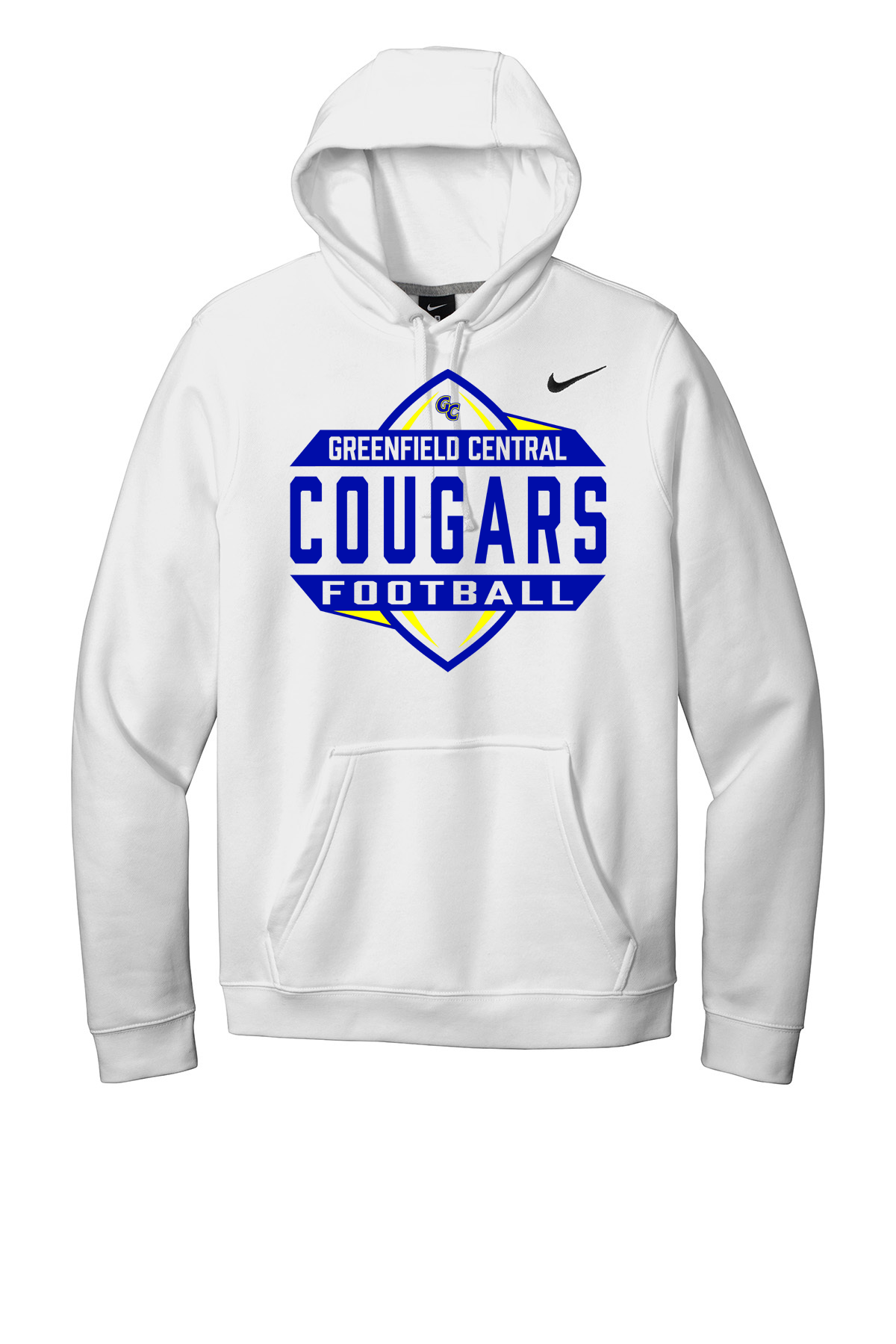 CJ1611 Nike Club Fleece Hoodie White Greenfield Vertical Football WHITE.png