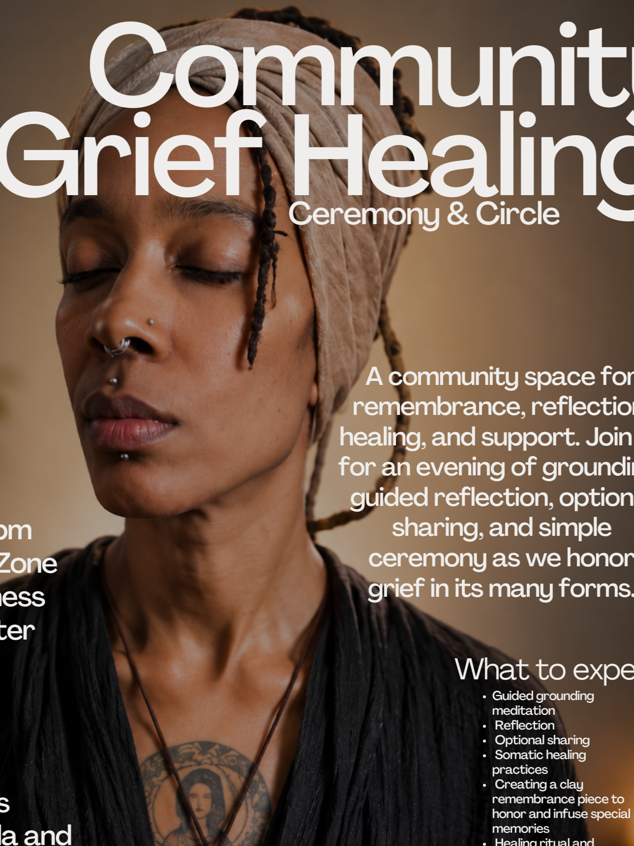 Community Grief Healing Ceremony & Circle