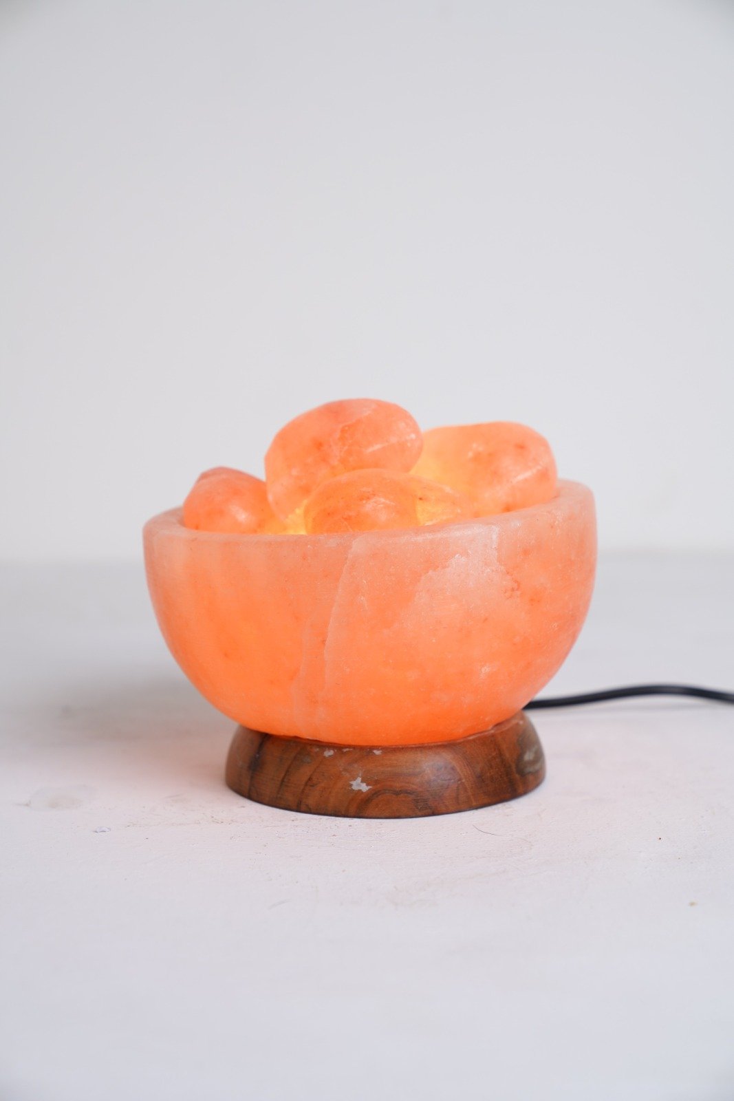 Heart Salt Lamp Fire Bowl