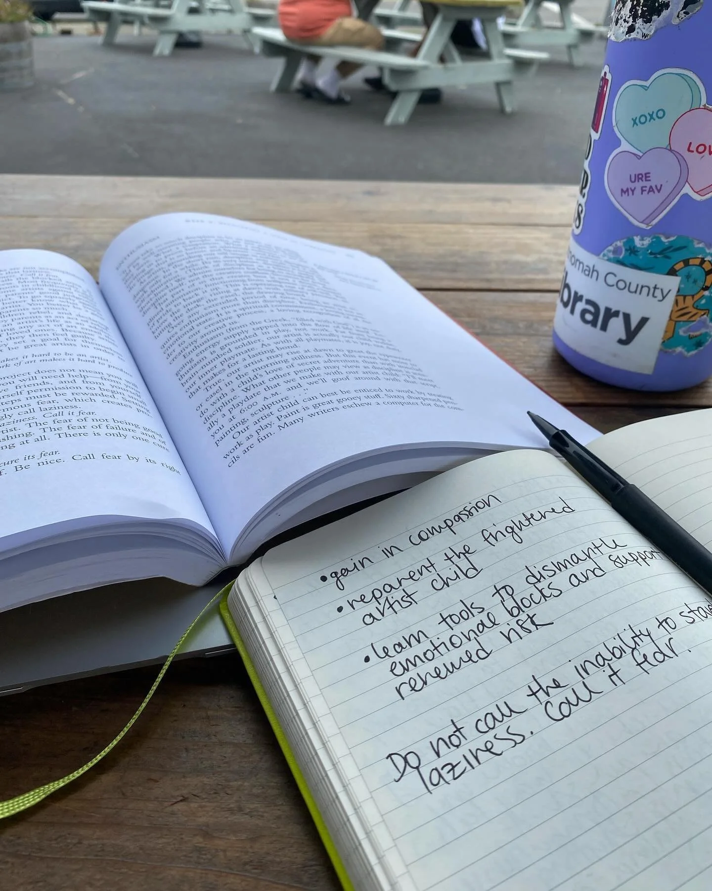 Been thinking about how deeply we need creativity as we face genocide, war, fascism, and climate disaster after climate disaster.

Capitalism sees creativity as frivolous (unless you find a way to monetize it) - because creativity and imagination are