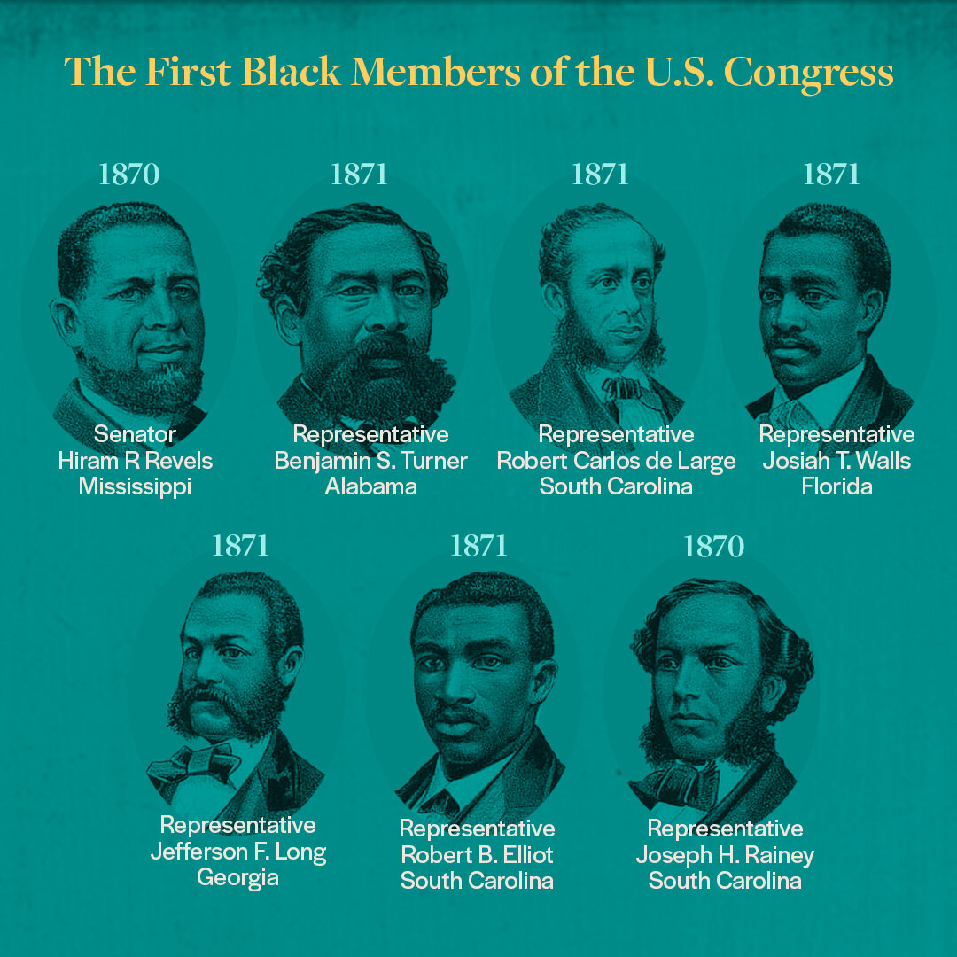 Did you know that 16 Black freedmen served in the U.S. Congress during Reconstruction and over 2,000 were elected to office at the local, state and federal levels?