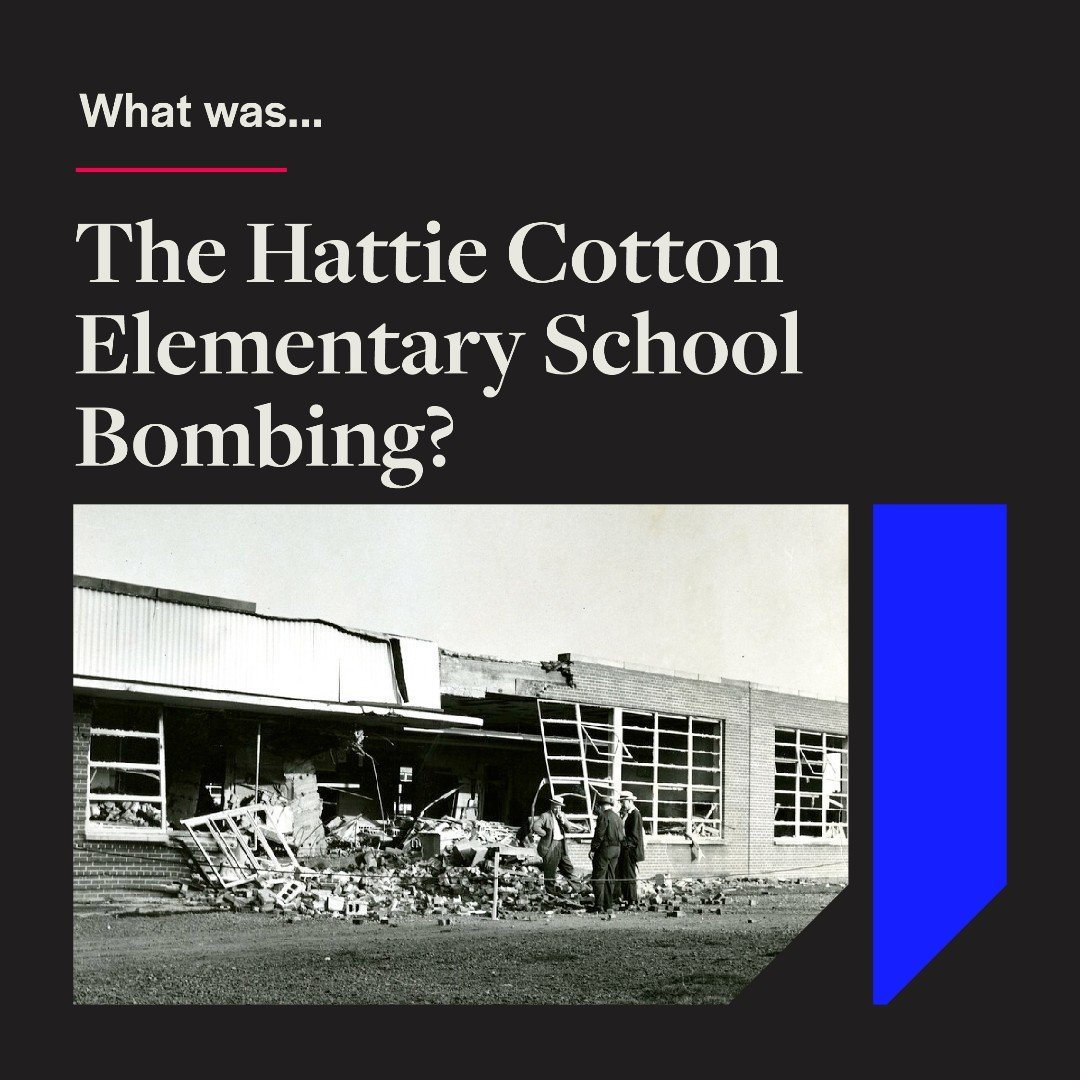 What Was The Hattie Cotton Elementary School Bombing?

The Hattie Cotton Elementary School bombing was a terrorist attack by segregationists on September 10, 1957. The attack was in response to the school&rsquo;s first Black student being admitted, a