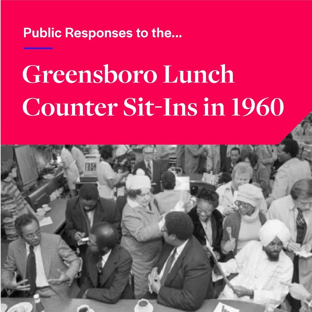 On February 1, 1960 four Black students from North Carolina A&amp;T University staged a protest at the nearby Woolworth by challenging the policy at the lunch counter at the time and sitting at the &ldquo;whites only&rdquo; section. They were refused
