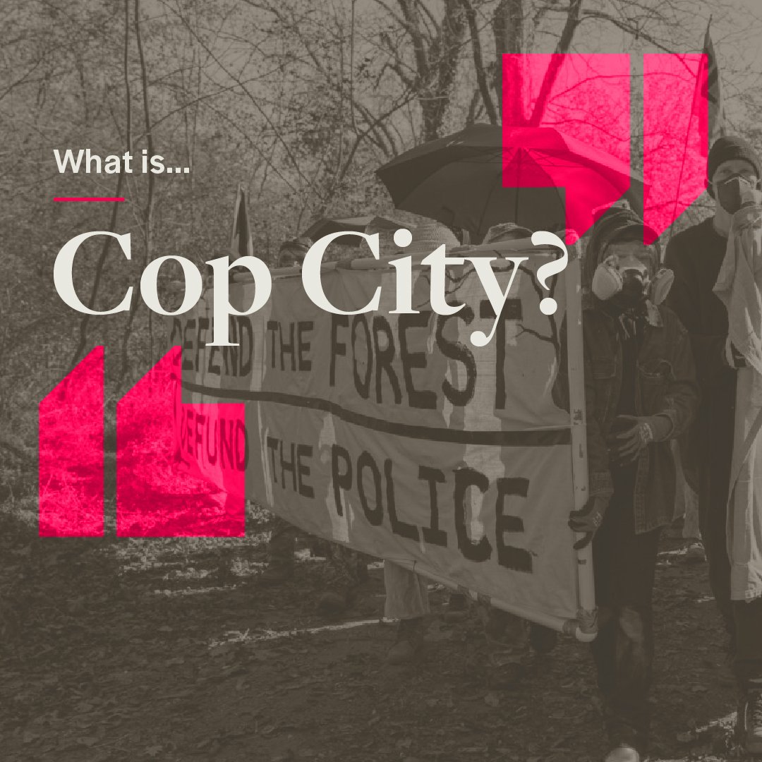 &ldquo;Cop City&rdquo; or The Atlanta Public Safety Training Center, is a 90 million dollar, 85-acre training facility occupying over 171 acres of land currently in construction on the outskirts of Atlanta, Georgia. Protestors argue the complex will 