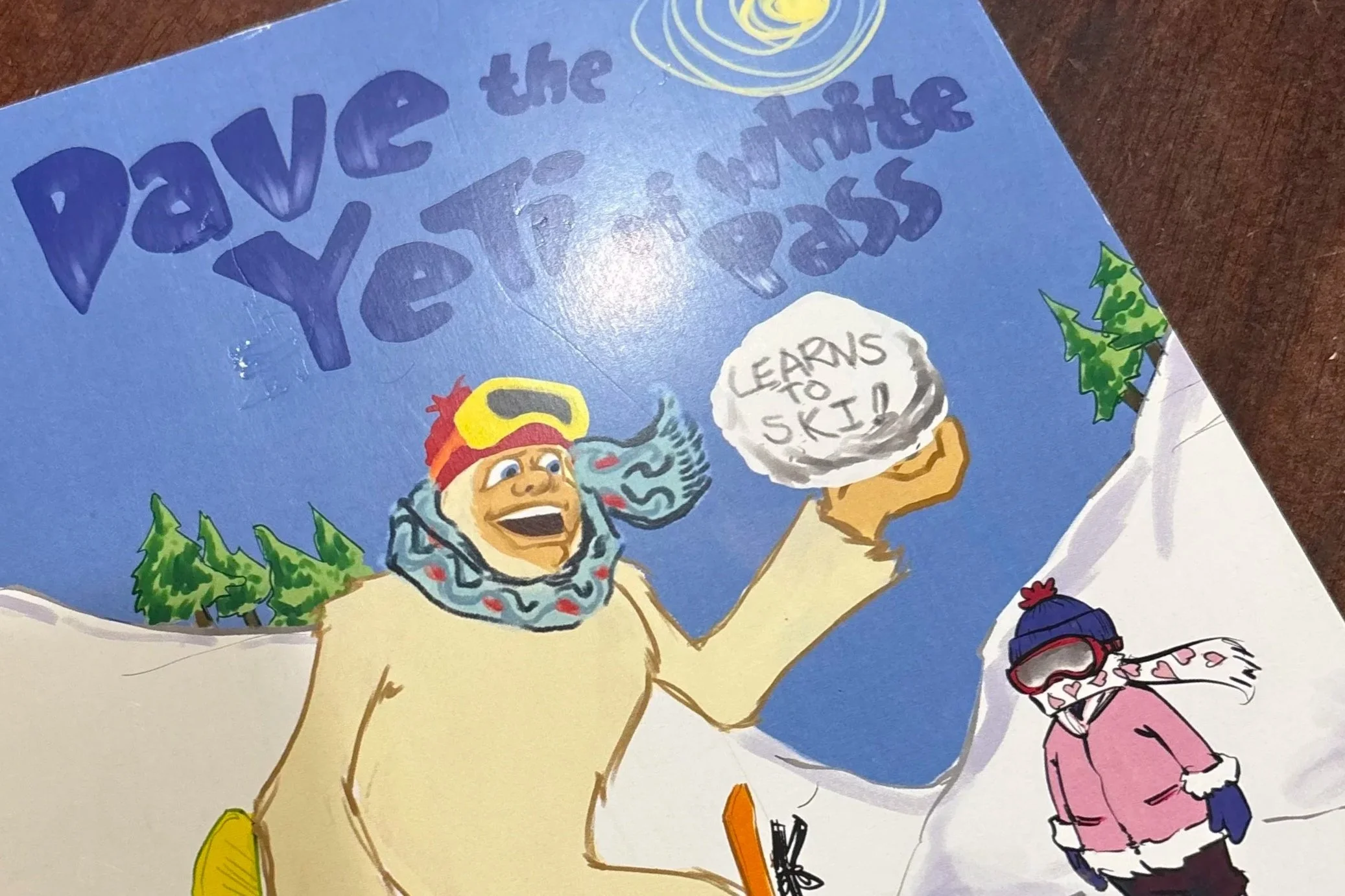 Dave The Yeti Children's book