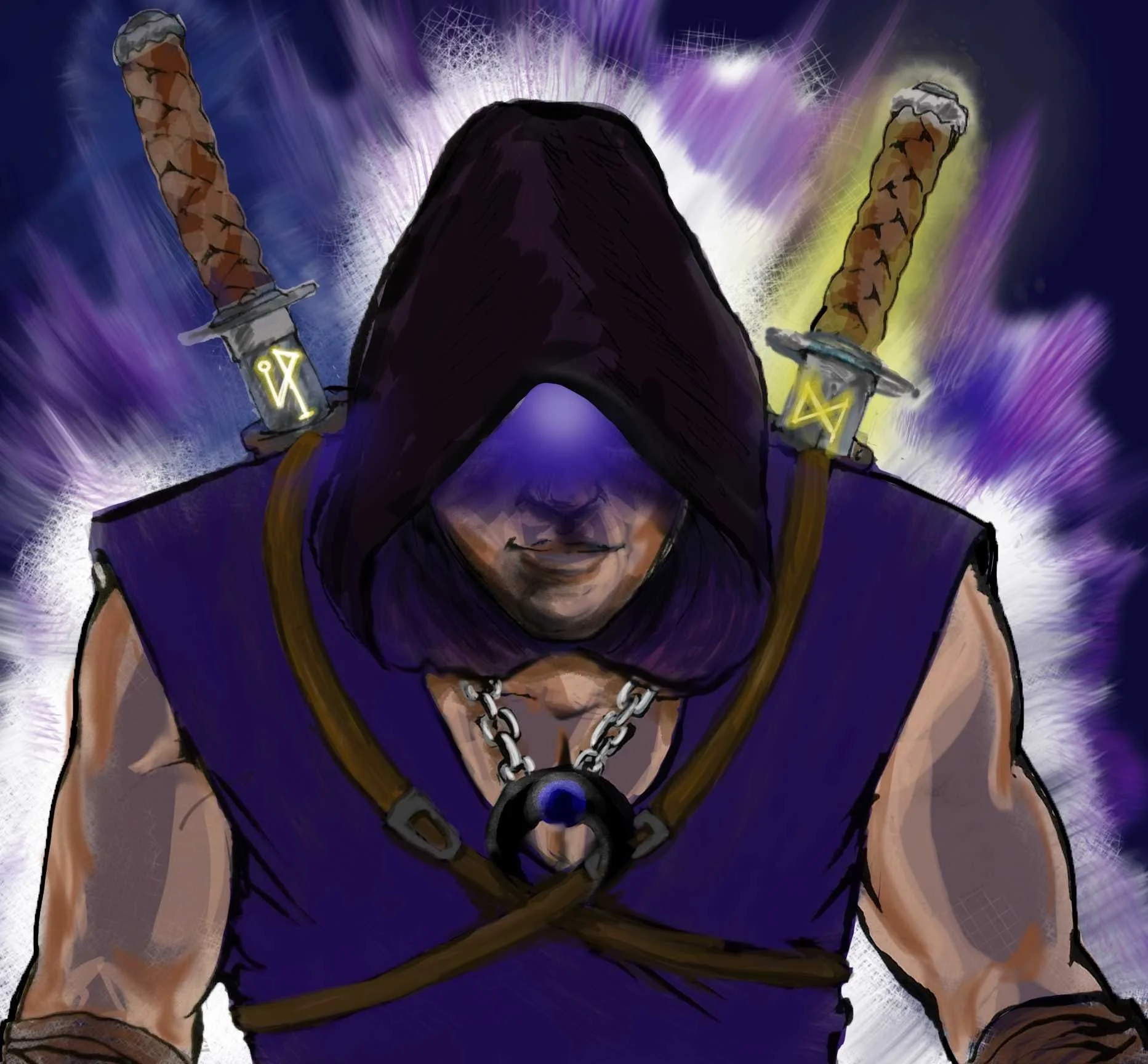 On occasion I have been commissioned for social media profile art. This was also created with Procreate.