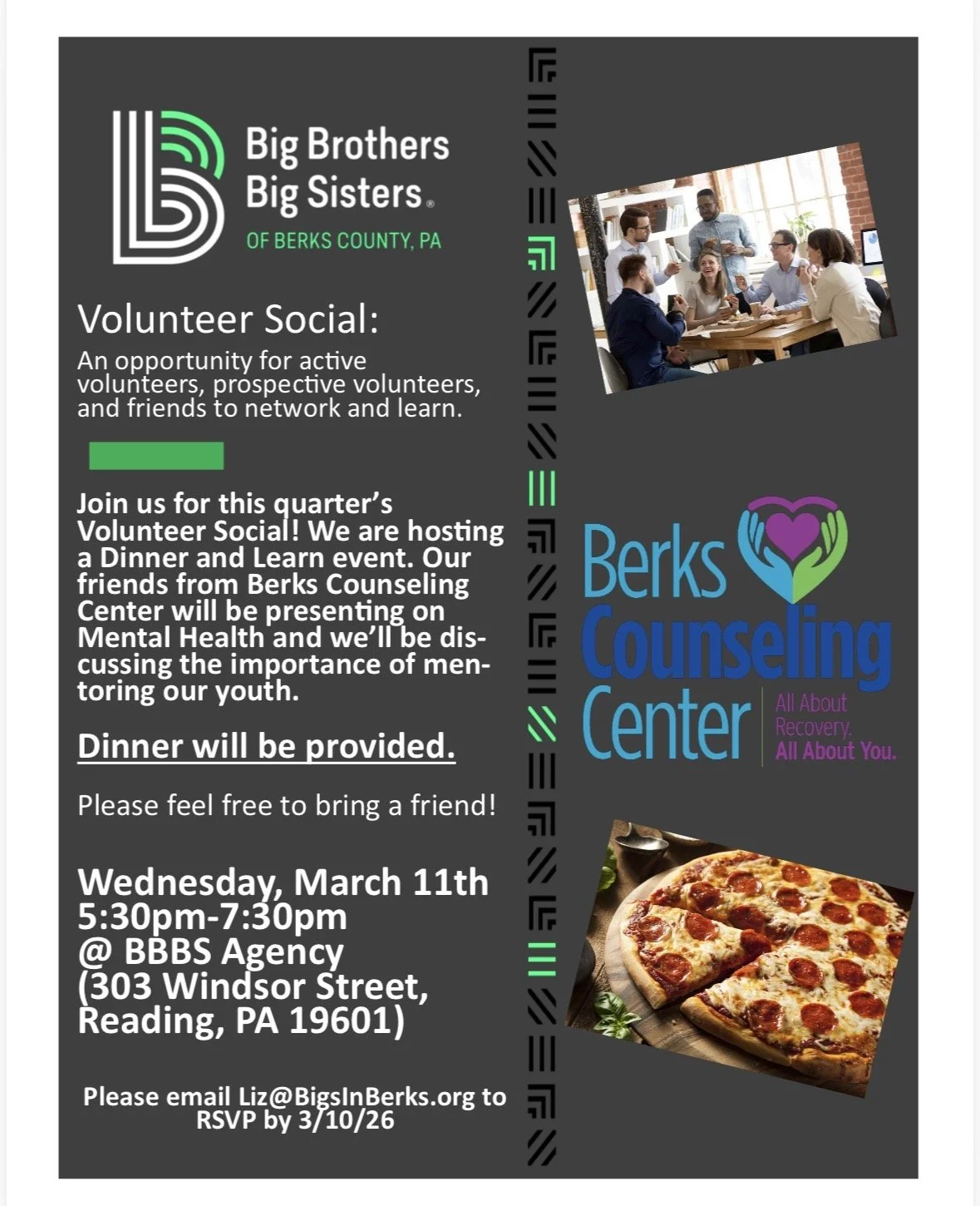 March Volunteer Social!