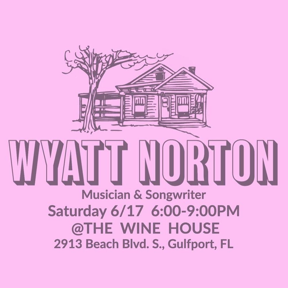 Join us tonight for live music with Wyatt Norton 🎶