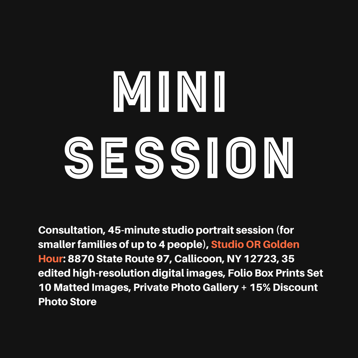 The Catskills Mini Session