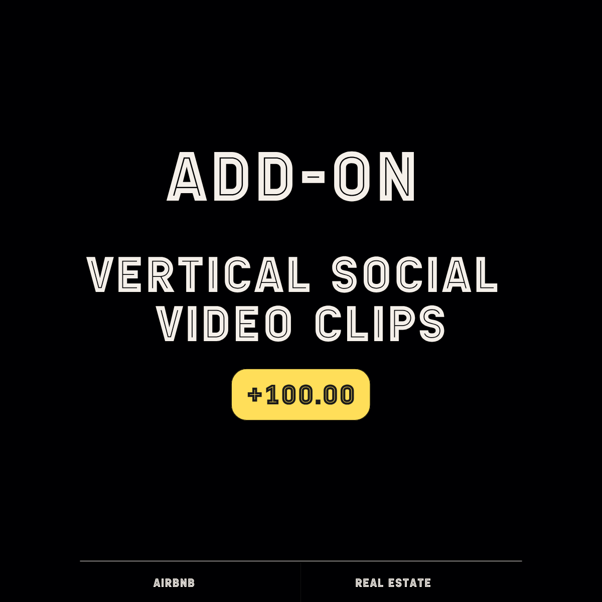 Air BNB / Real Estate Vertical Social Video Clips