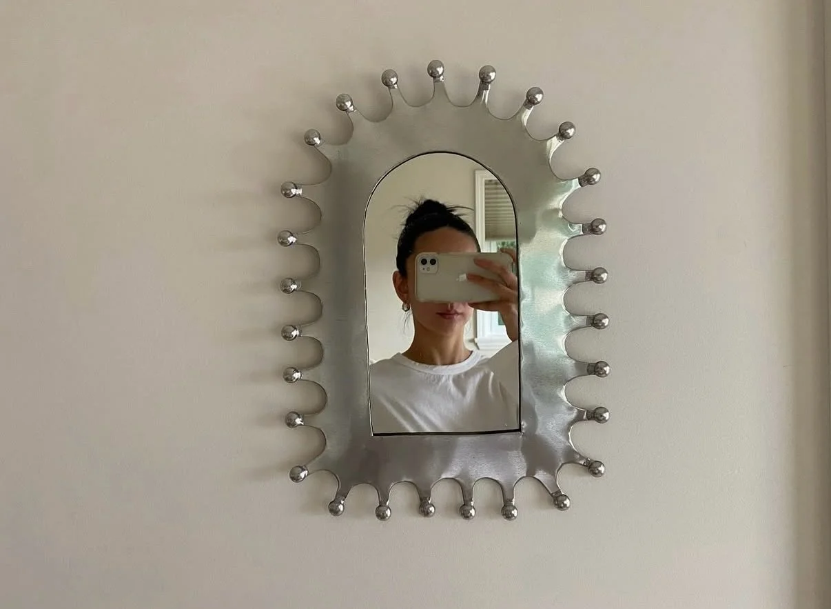 the lovely @jaimie.jia with her cutie patootie mirror in 14&rdquo;!

to those who pre-ordered for this month &mdash; your order will be shipping this week! cannot wait for you to receive them <3 

to those eyeing them up &mdash; the next round of 