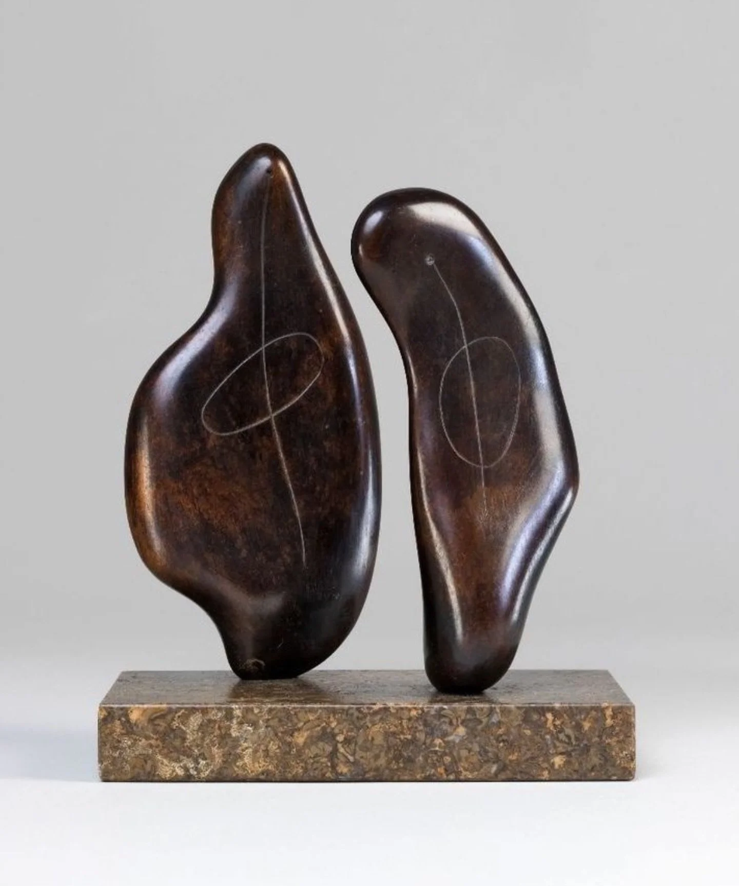 &lsquo;two forms&rsquo;, by henry moore (1967)