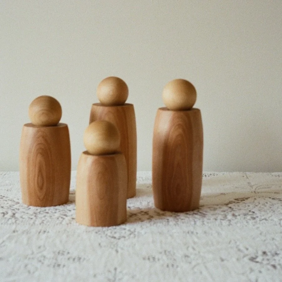 These pepper mills have been part of Inheritance Studios since the very beginning. Before I knew what this would become, I knew I wanted to offer pieces that felt honest, functional, and rooted in nature. Elise McLauchlan&rsquo;s work just felt right