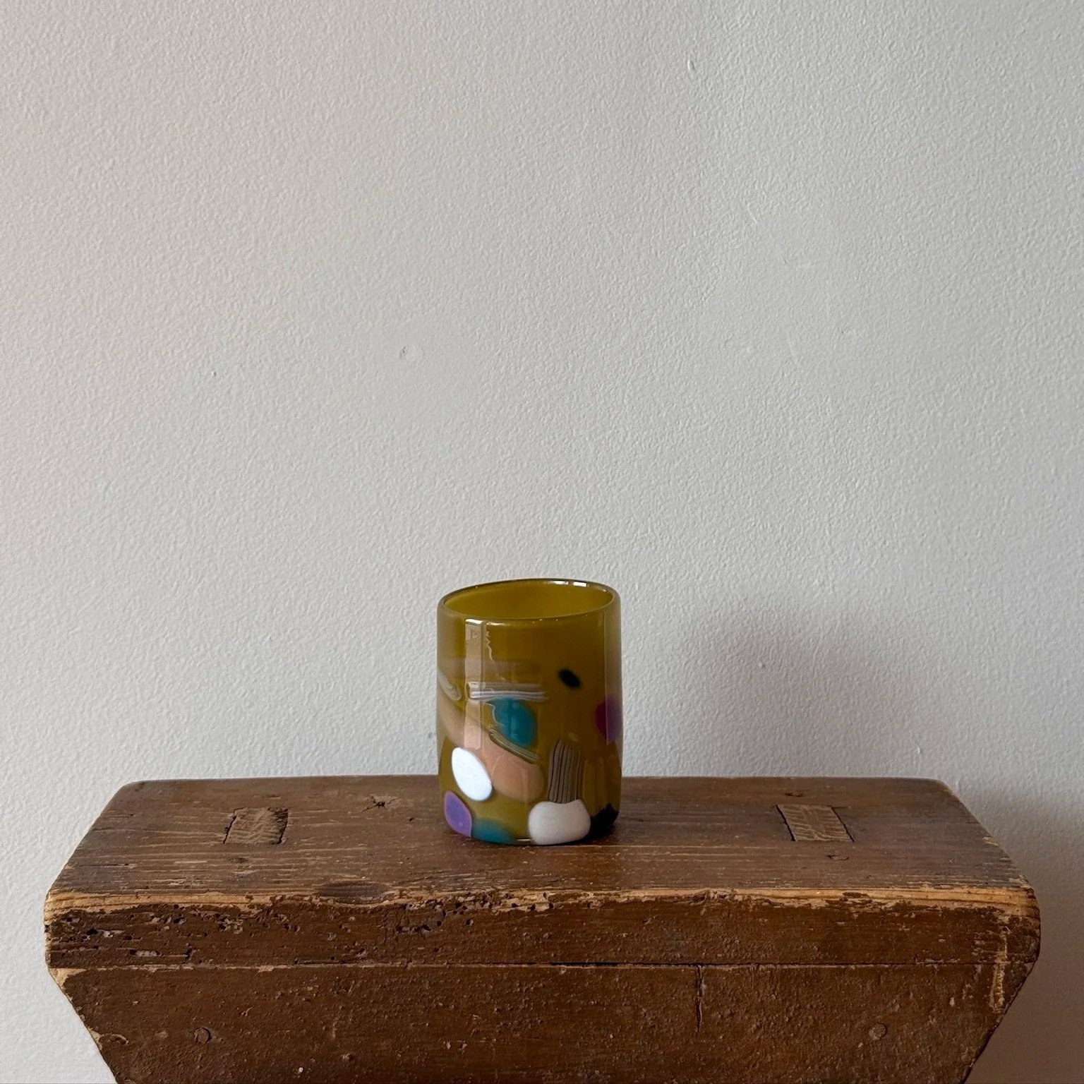 Olive Bread Rocks Glass