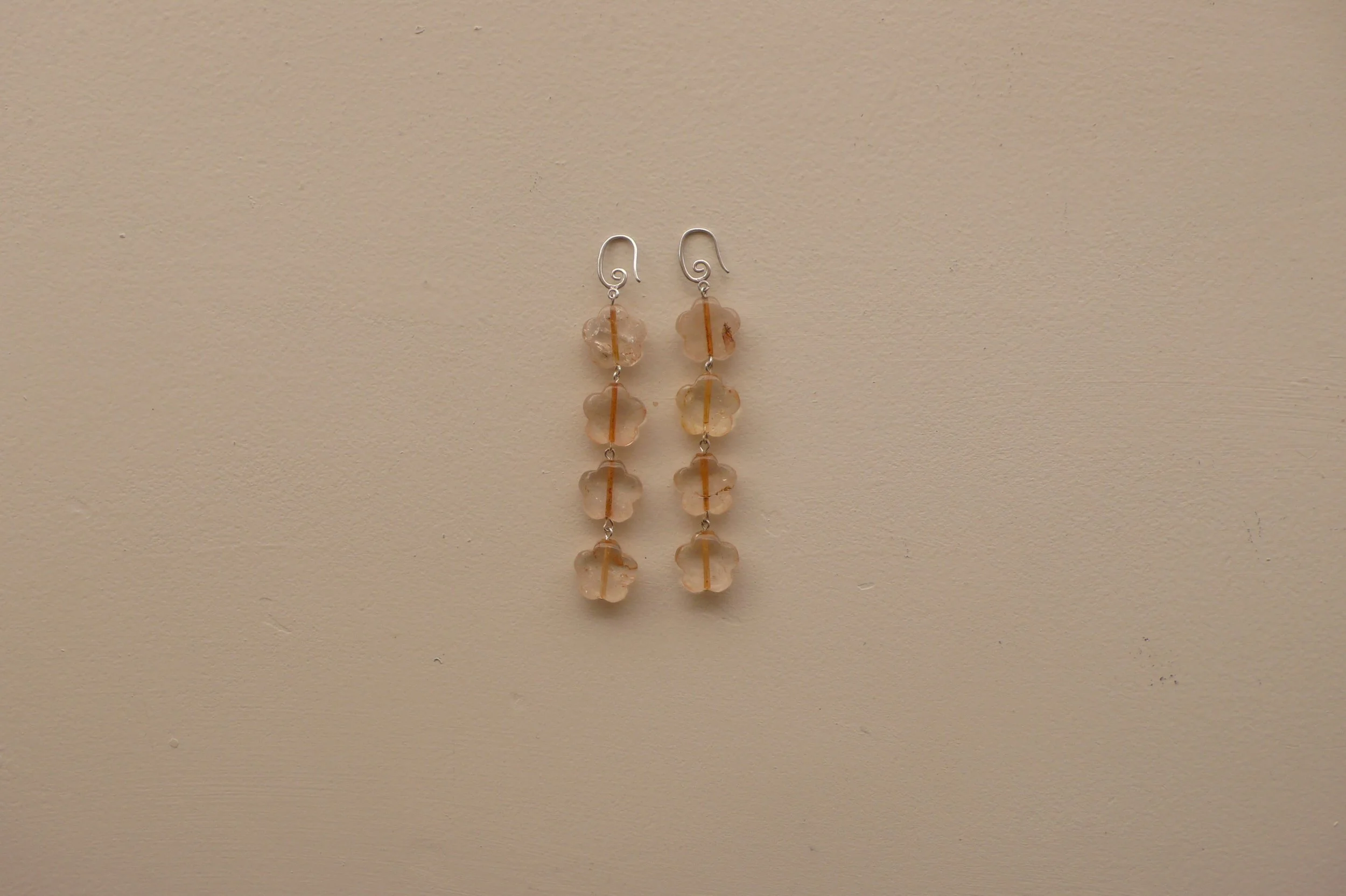 Daisy Citrine Earrings