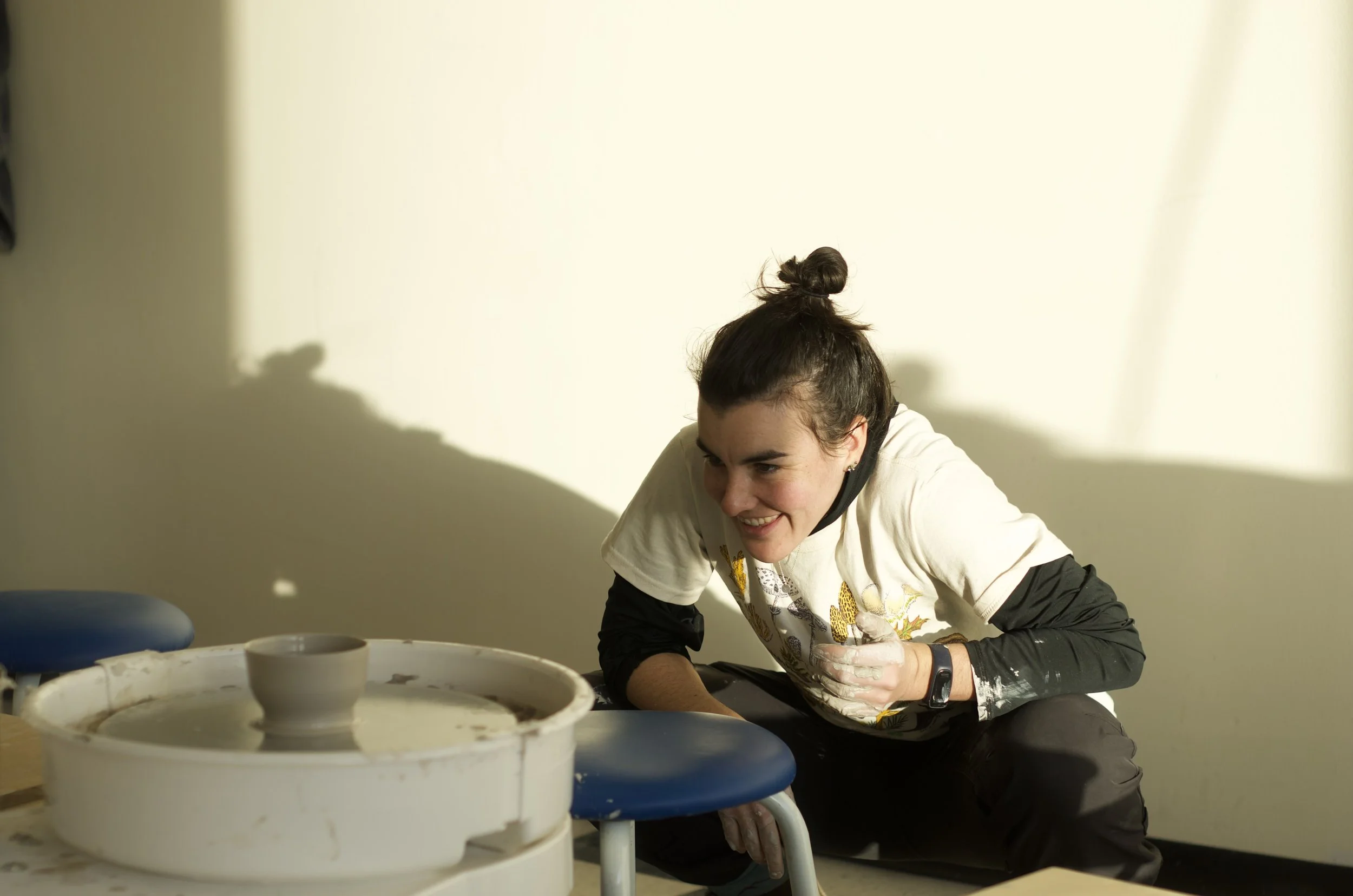 Intro Wheel Throwing, Wednesdays, 2pm - 5pm (Class with LG)