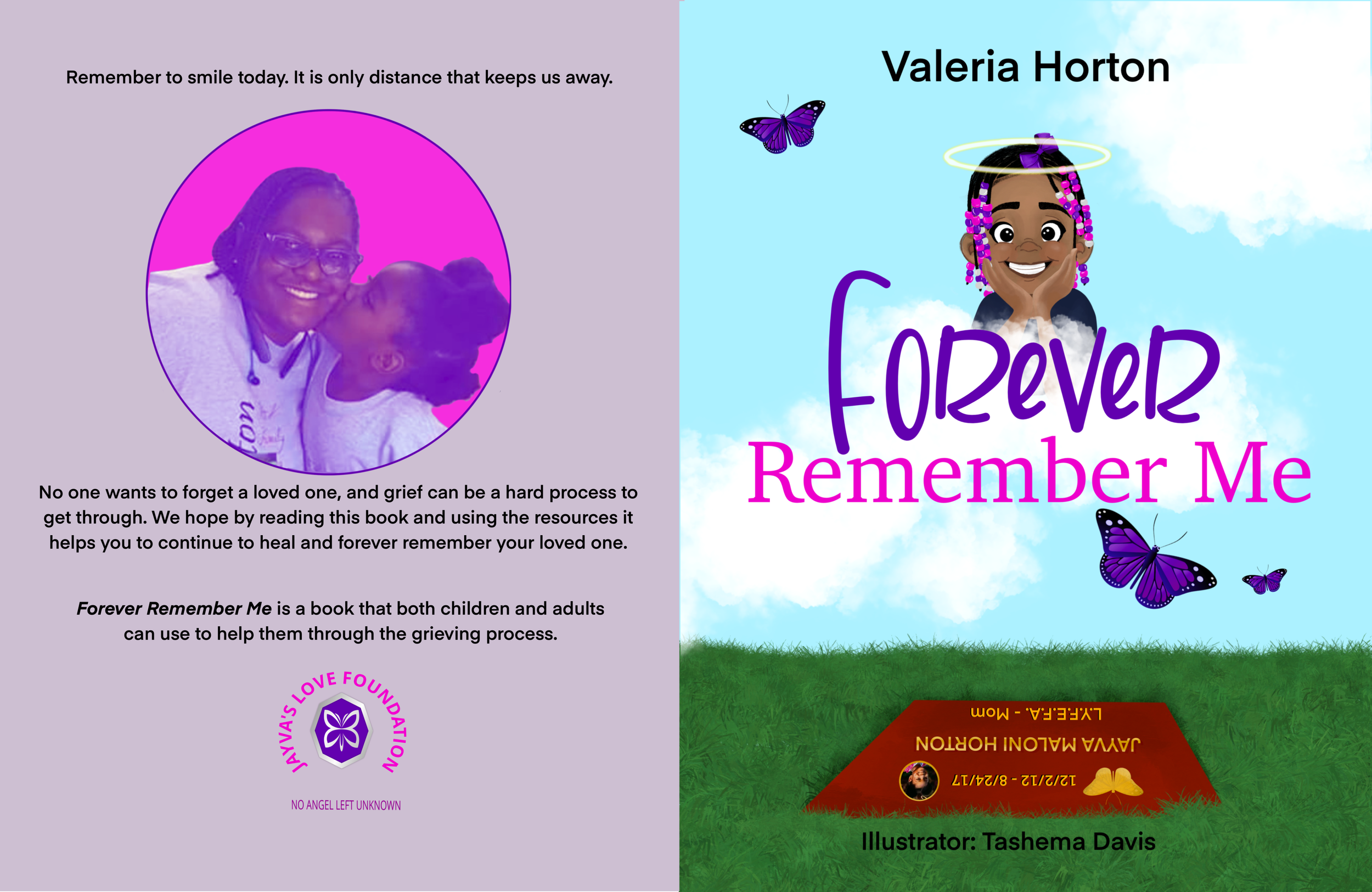 Forever Remember Me - Children's Book by Valeria Horton, Illustrated by Tashema Davis