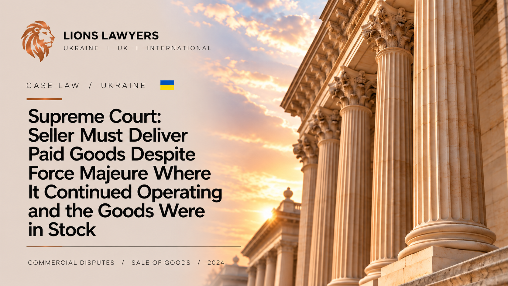 Seller Must Deliver Paid Goods Despite Force Majeure Where It Continued Operating and the Goods Were in Stock