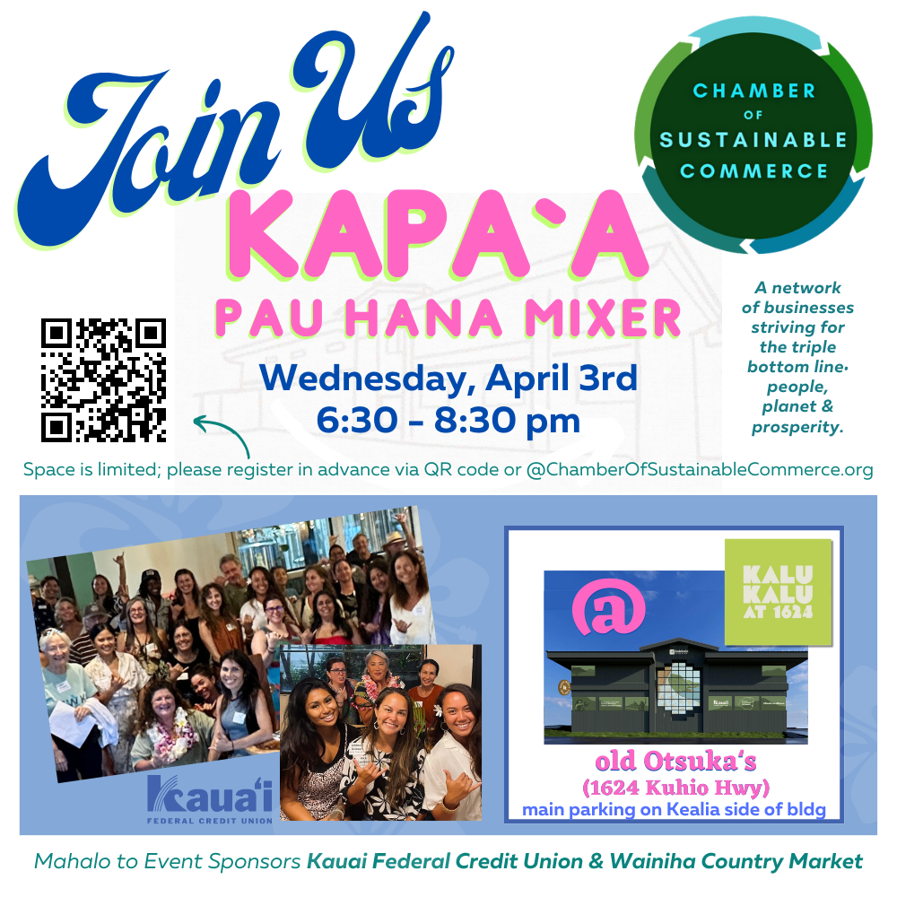 Pau Hana Mixer Kapaa 4/3/24
