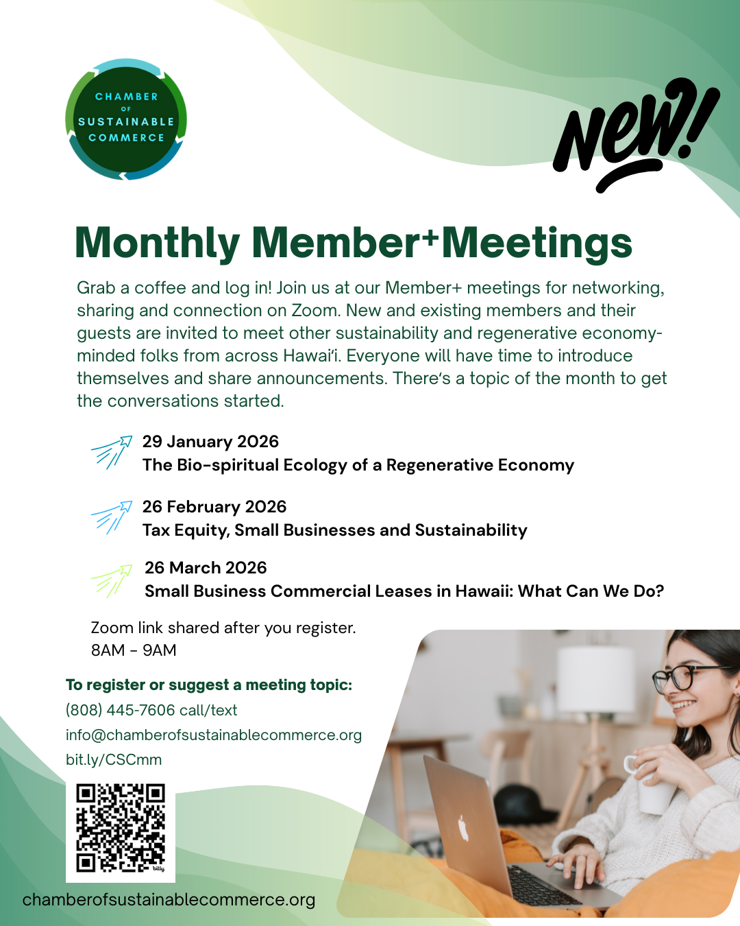 Jan 29 Zoom: Member+ meeting
